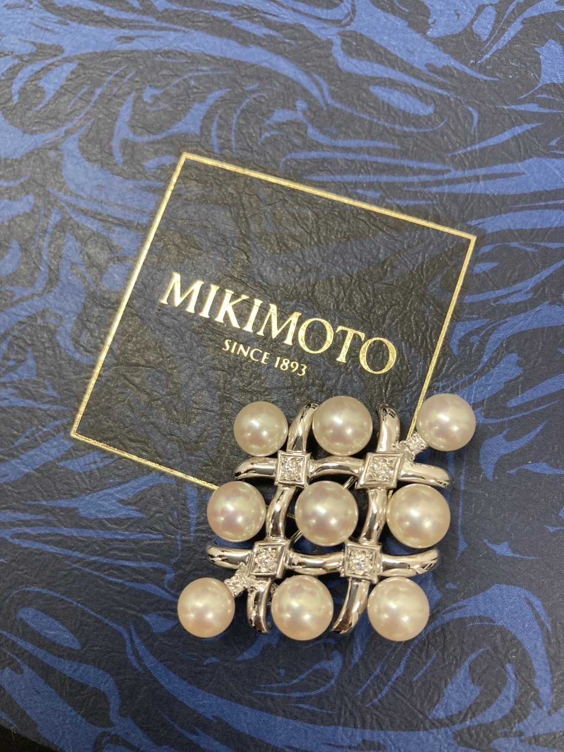 買取大吉 ミキモト　パールブローチ