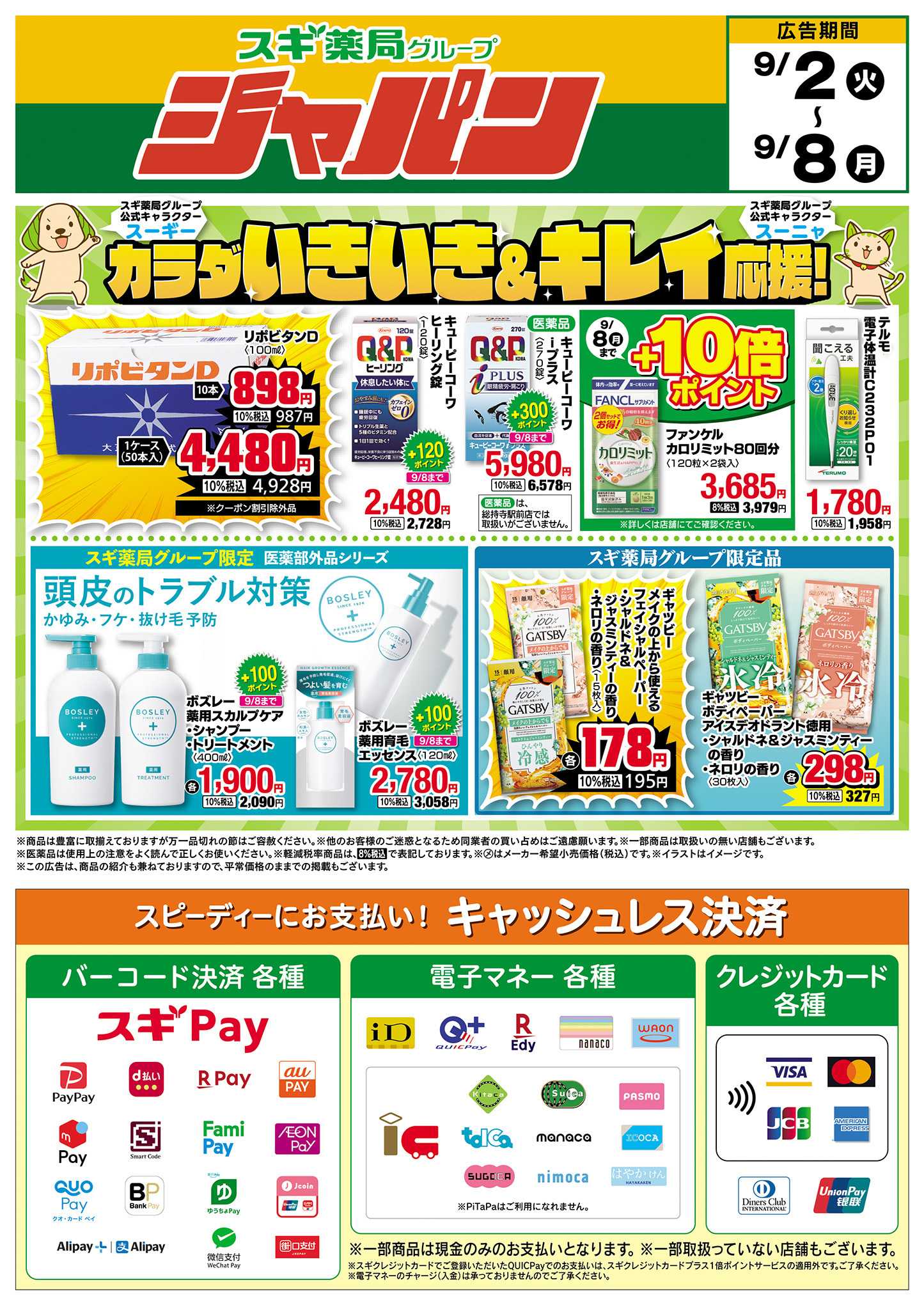 ジャパン チラシのご案内
