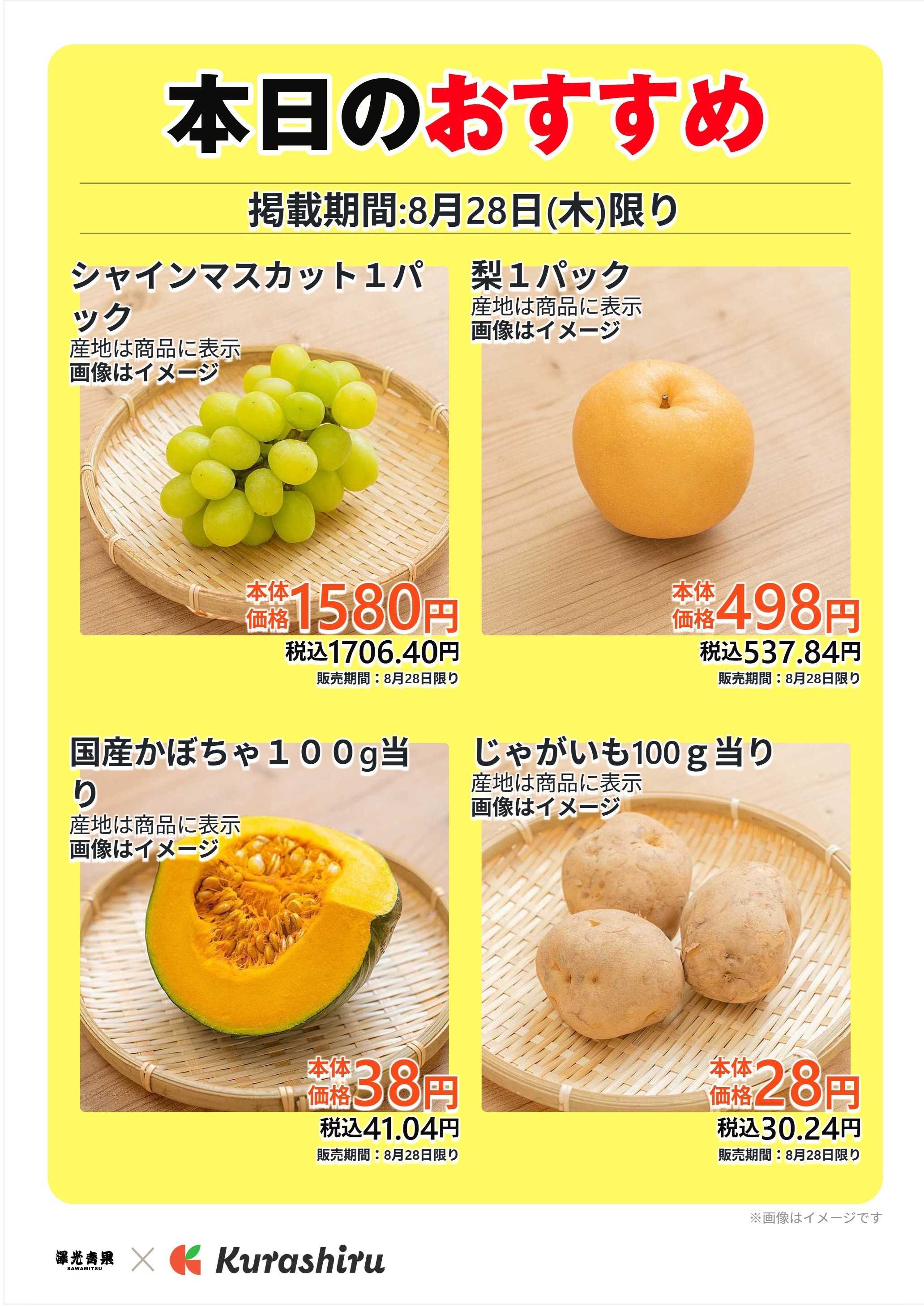 澤光青果 本日のおすすめ