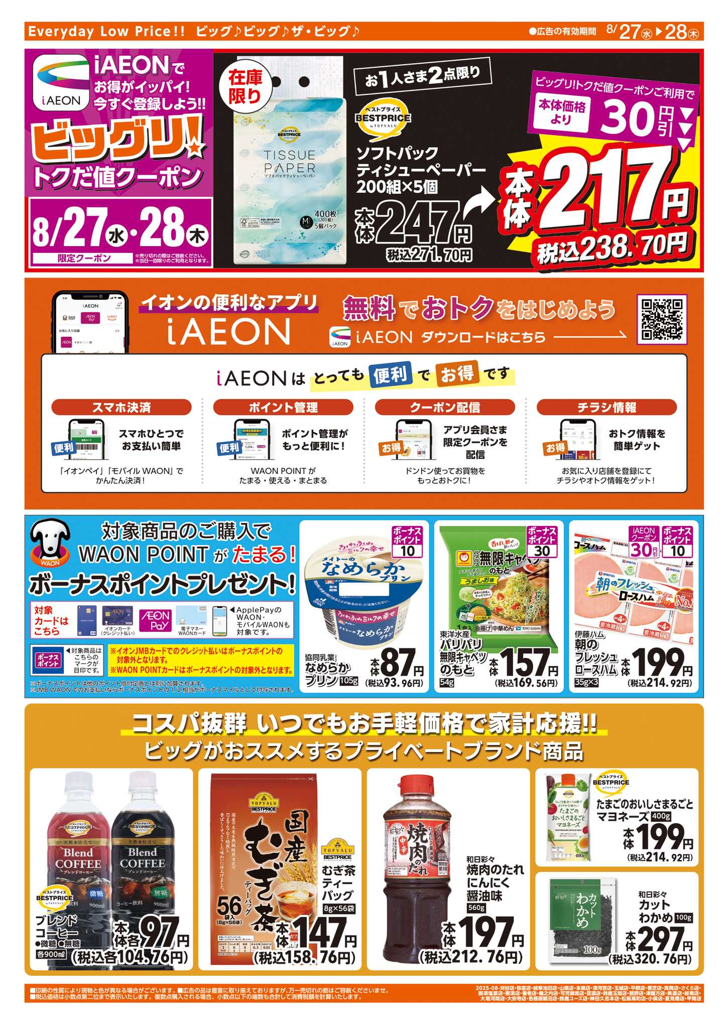 ザ・ビッグ 週中チラシ