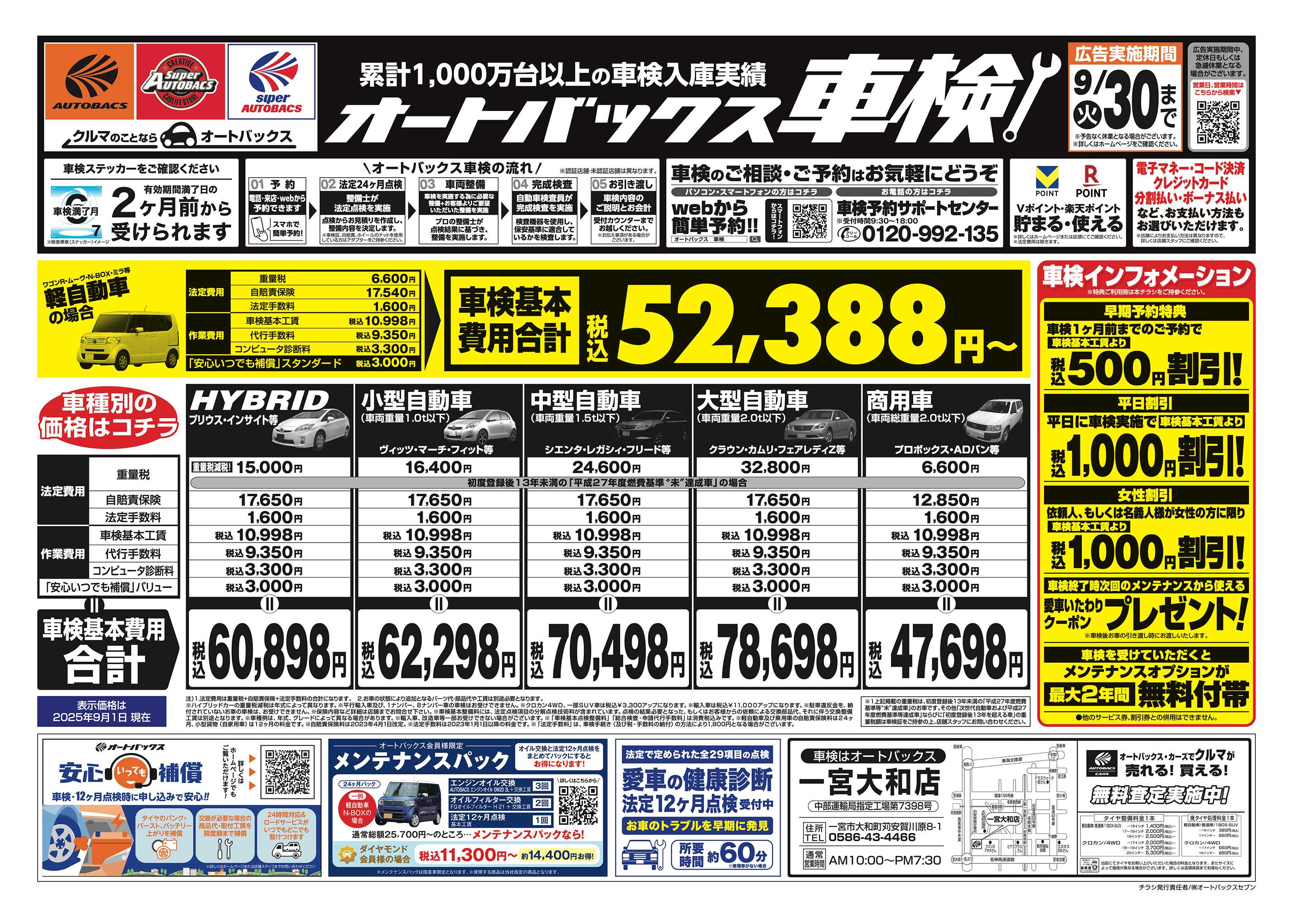 オートバックス 車検も安心！オートバックス車検