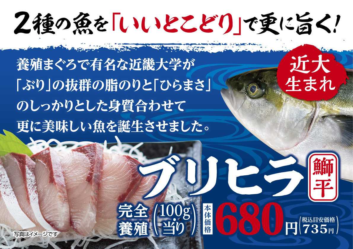 北海市場 【9月のこだわり商品】愛媛産「ブリヒラ卸身」▼▼詳細はお知らせをチェック▼▼