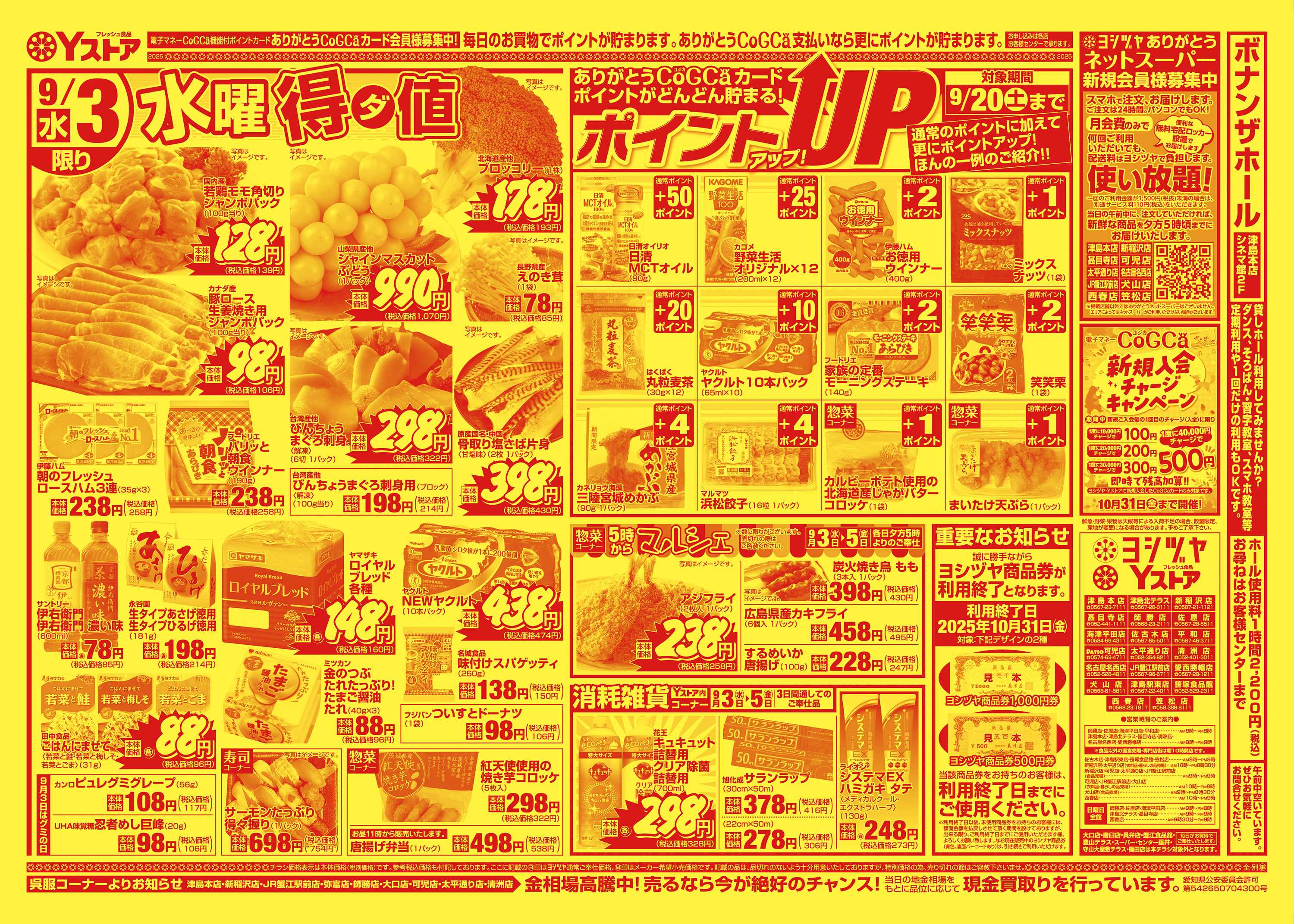 ヨシヅヤ 20250903-20250905