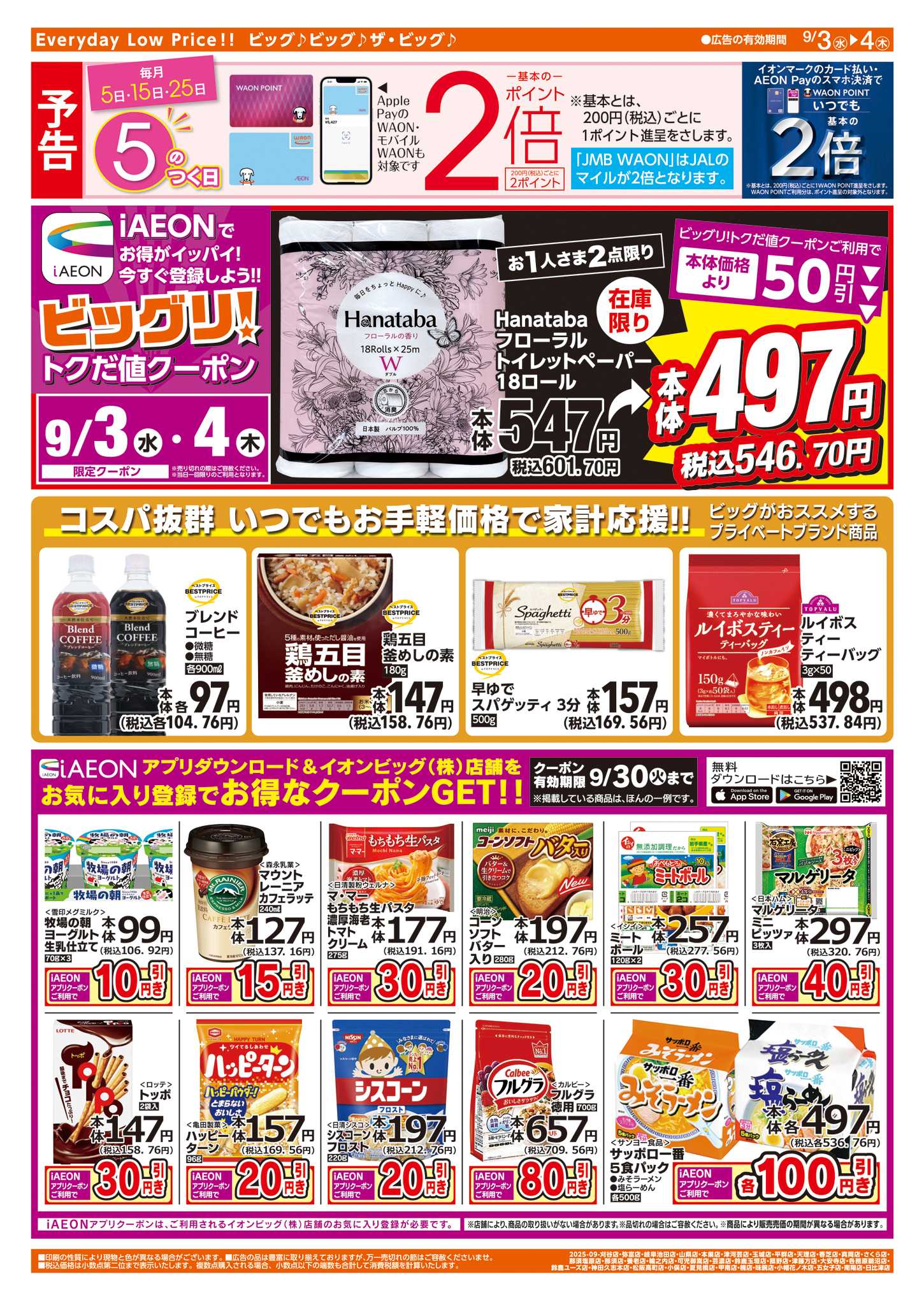 ザ・ビッグ 週中チラシ