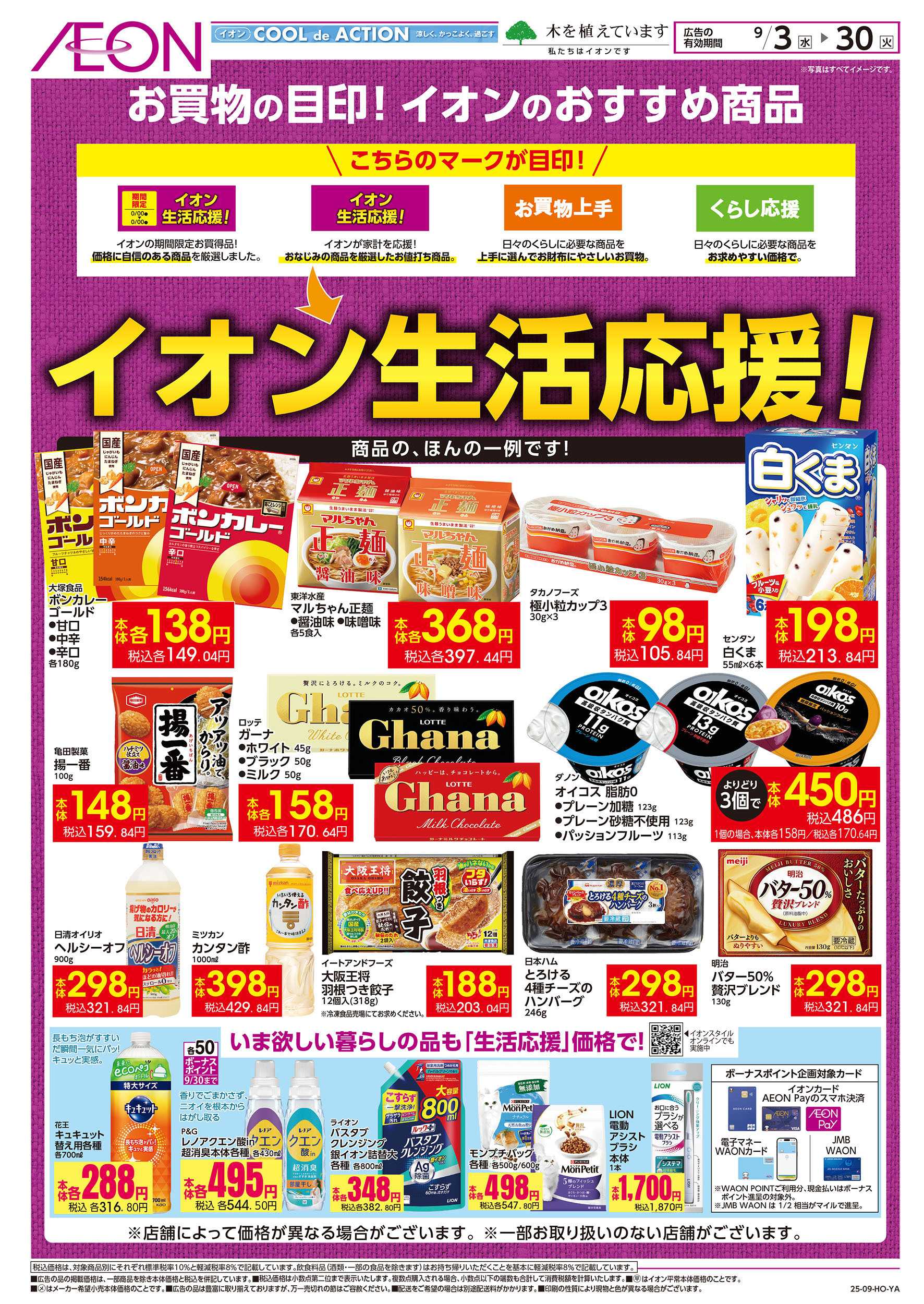 イオンスタイル 9/3号　イオンの生活応援！