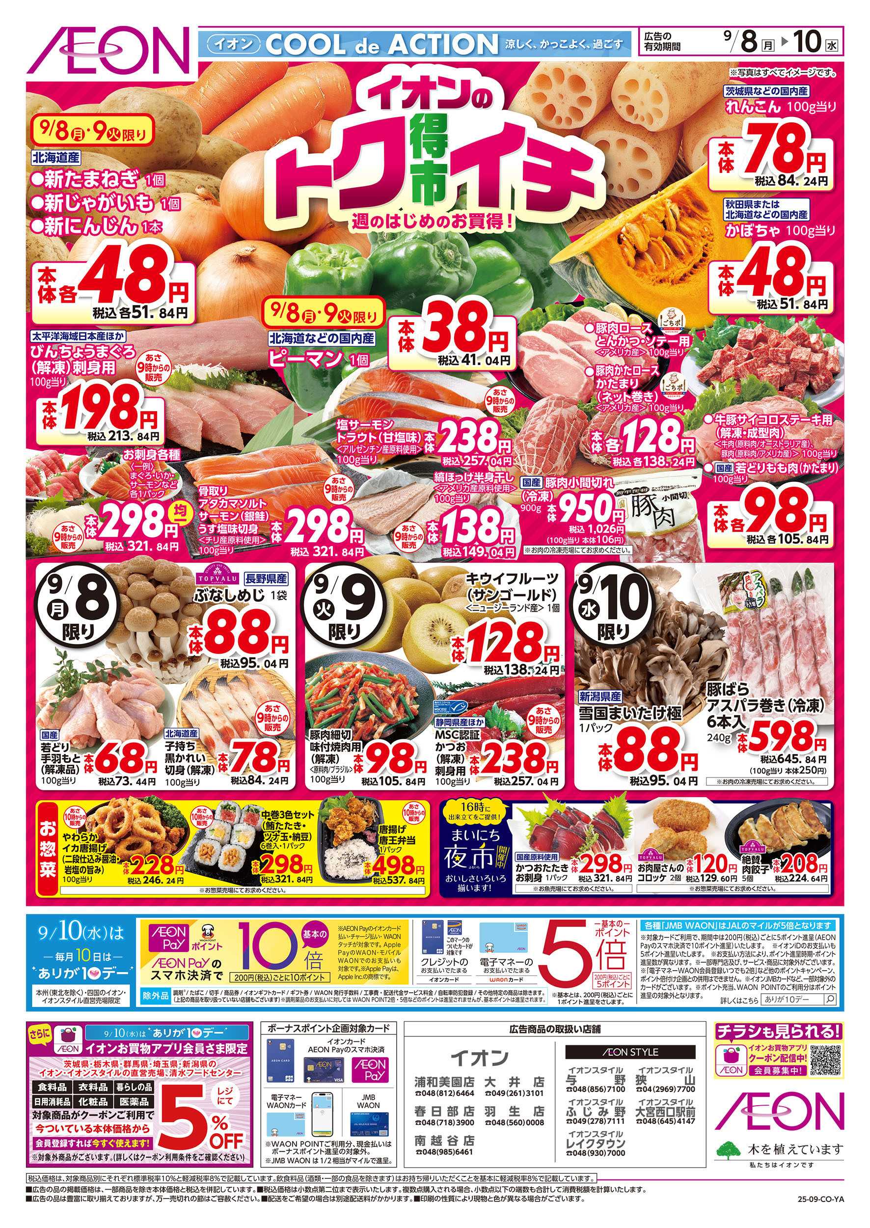 イオンスタイル 9/8号　イオンのトクイチ：表面