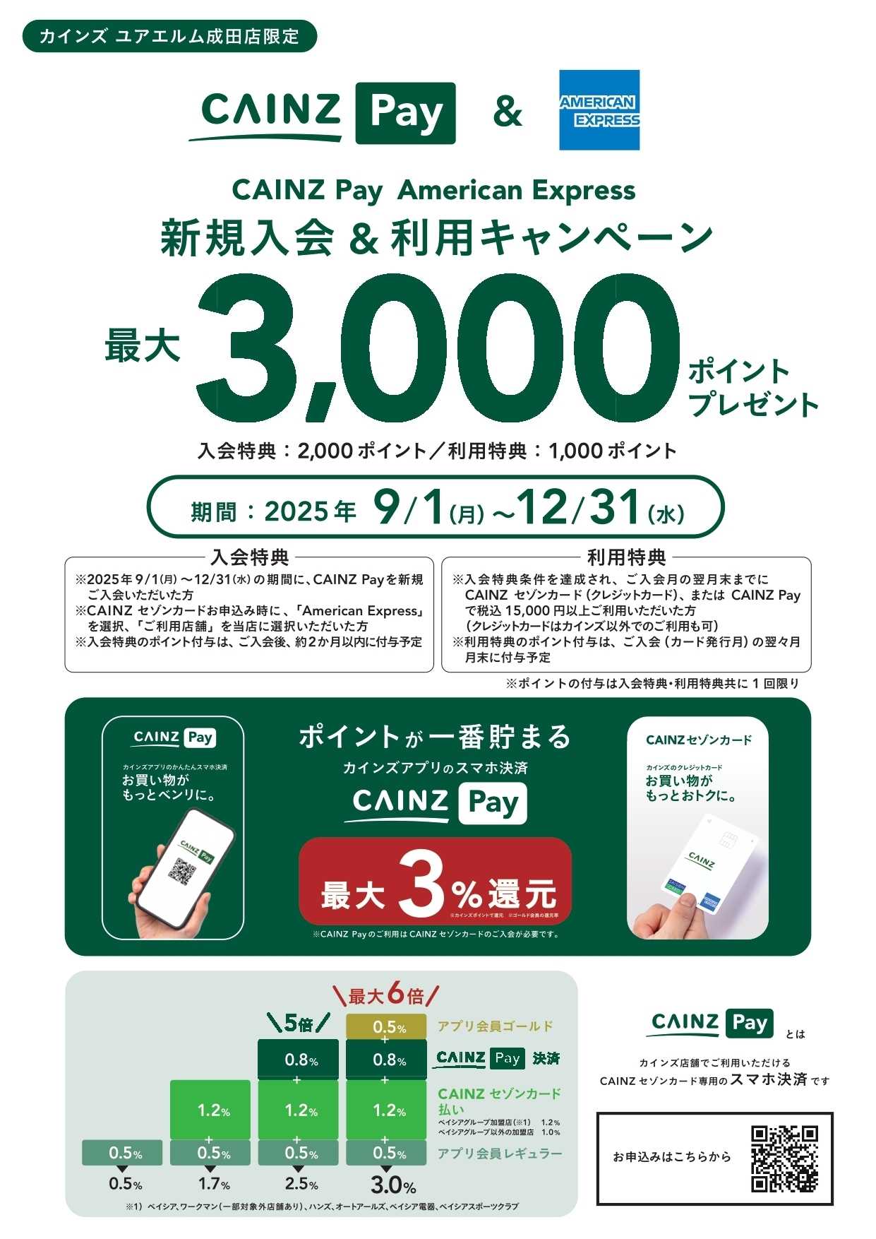 カインズ カインズPayキャンペーン ユアエルム成田店