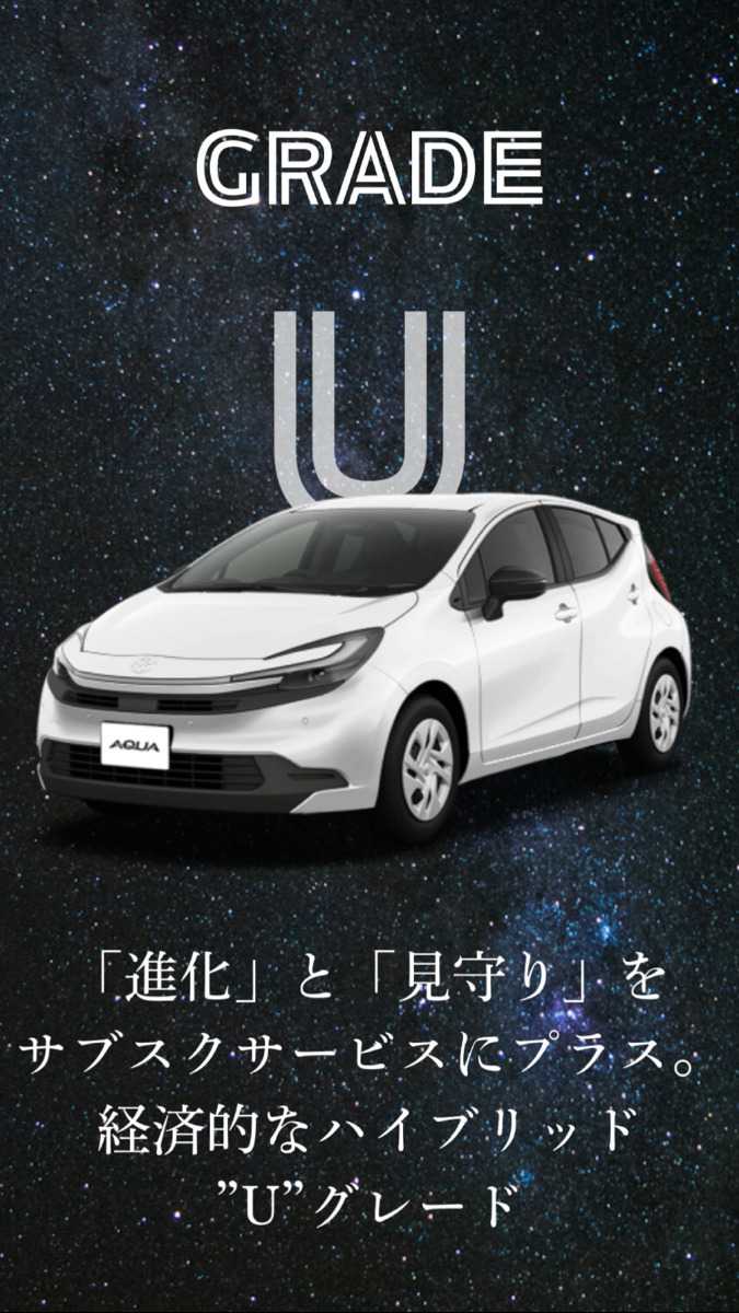 ナオイオート TOYOTA　新型アクア　グレード解説！