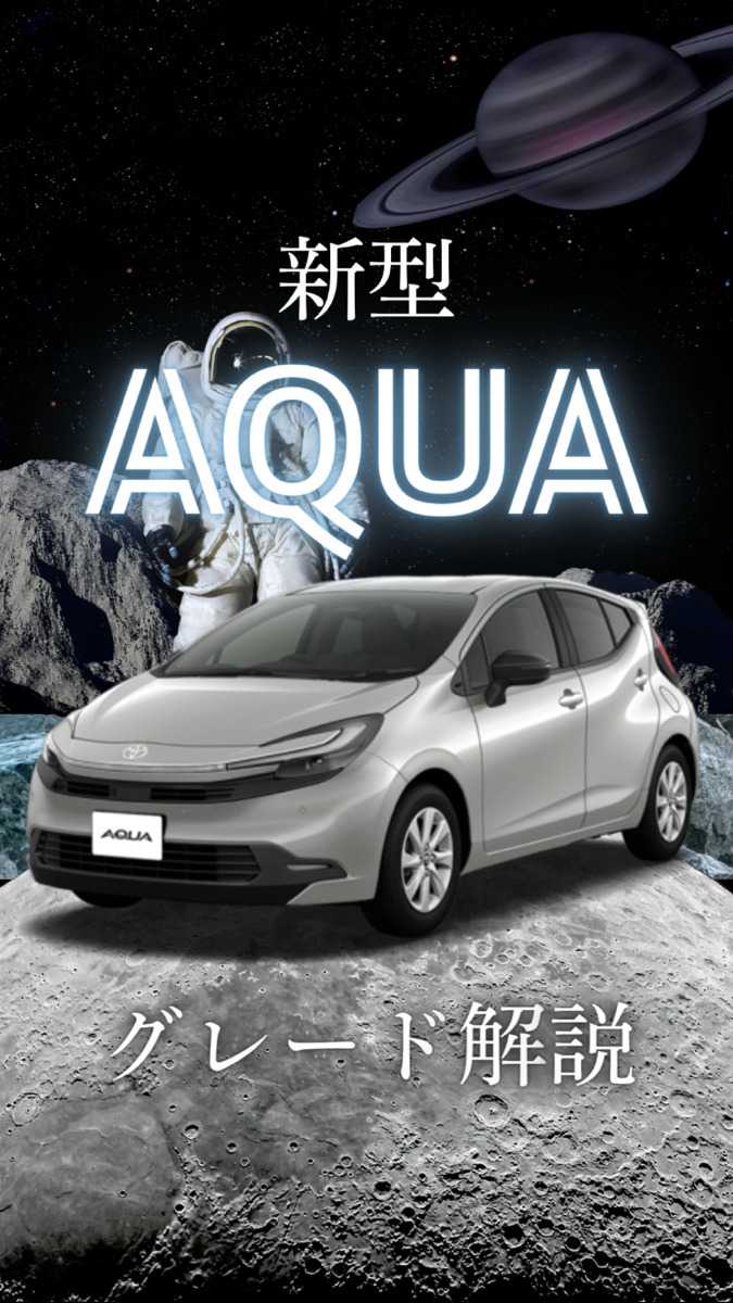 ナオイオート TOYOTA　新型アクア　グレード解説！