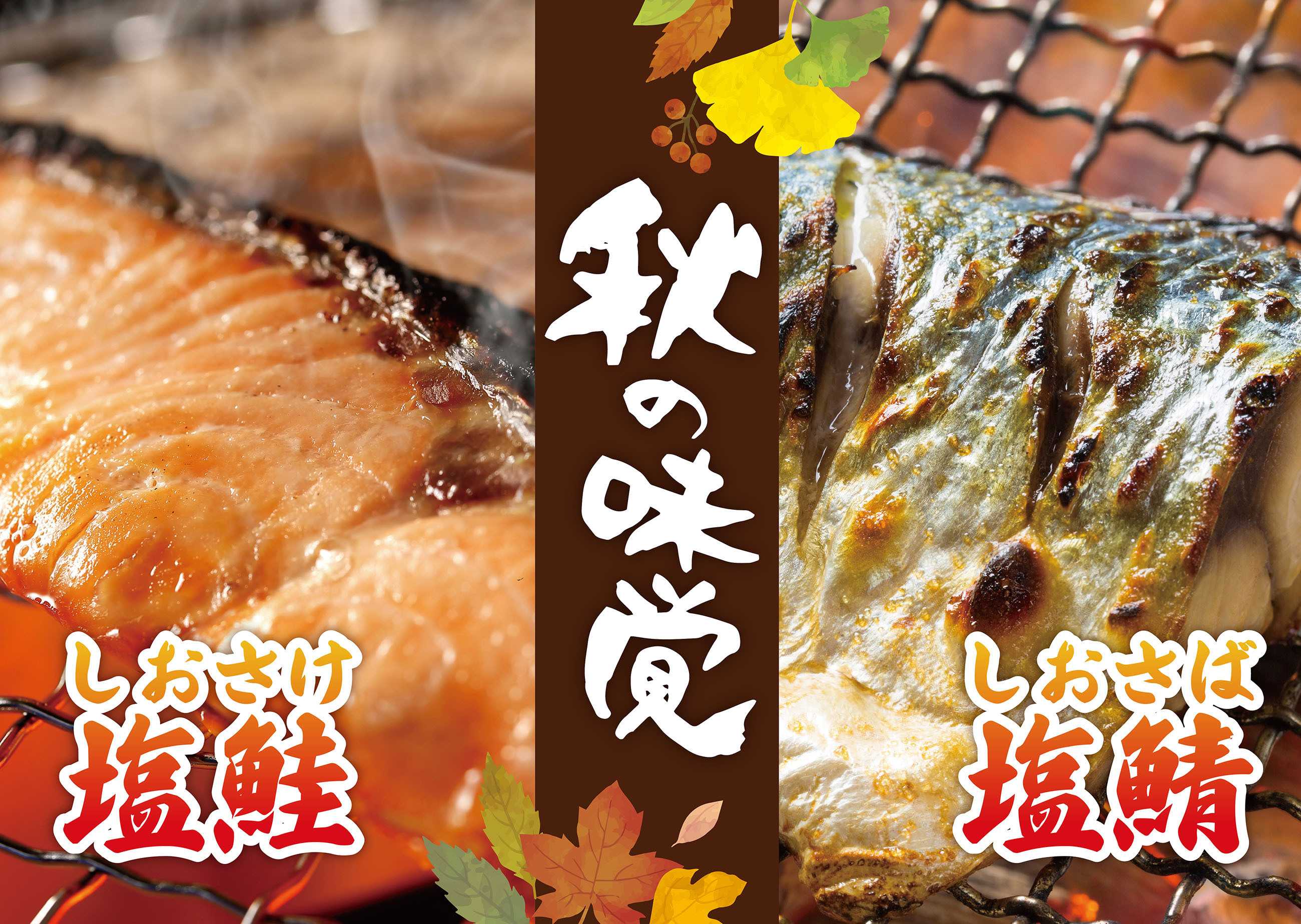 トライアル \秋の味覚到来！旬の鮭・鯖を堪能/