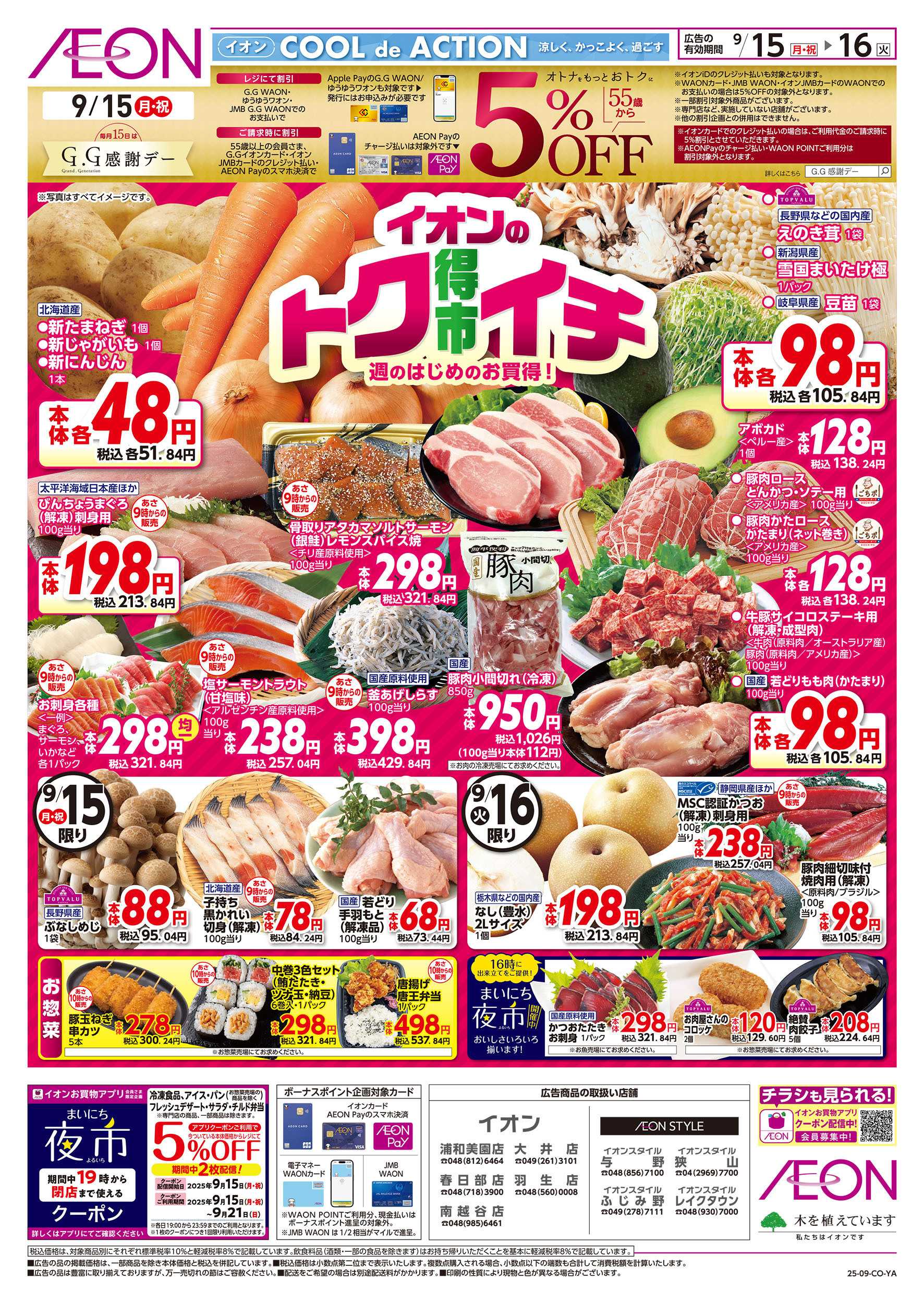 イオン 9/15号　イオンのトクイチ：表面