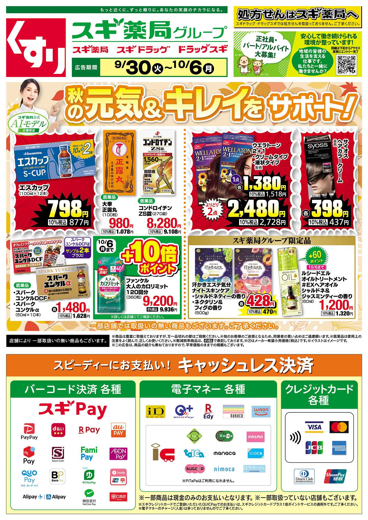 スギドラッグ チラシのご案内