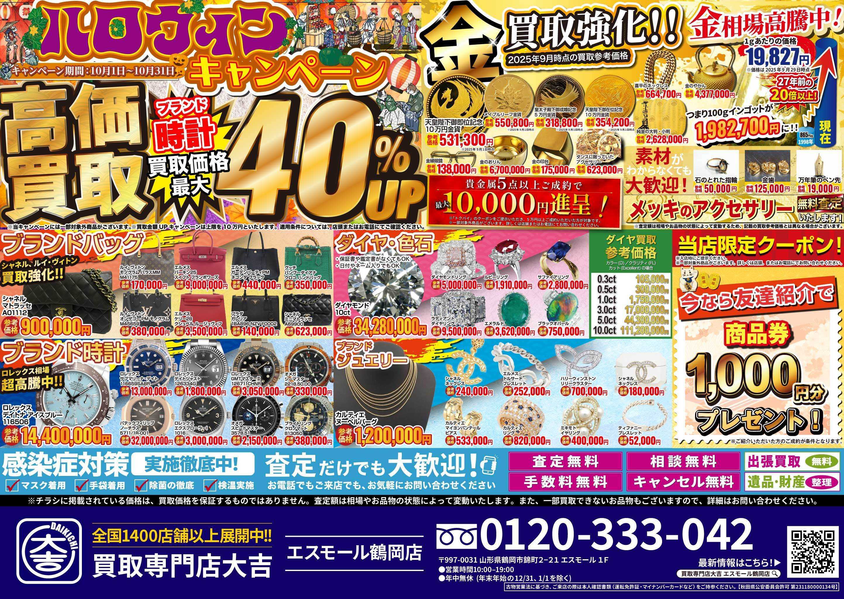 買取大吉 ハロウィンキャンペーン
