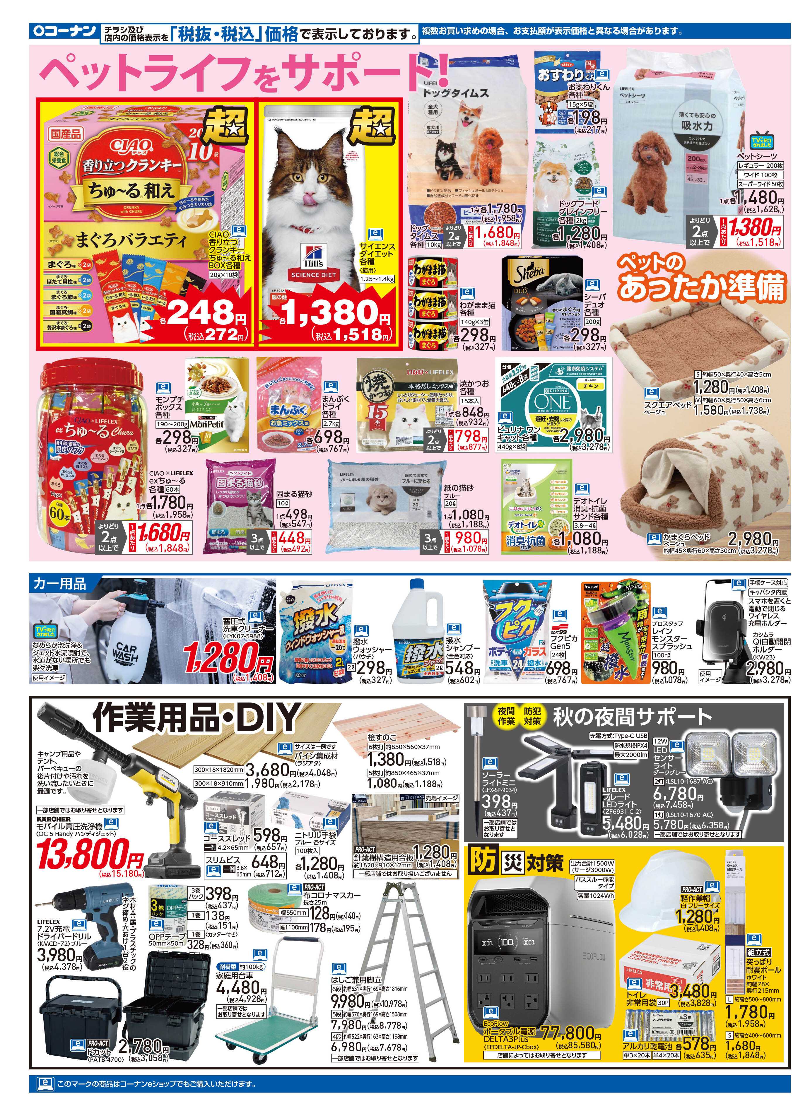 コーナン 秋園芸を楽しもう！チラシ