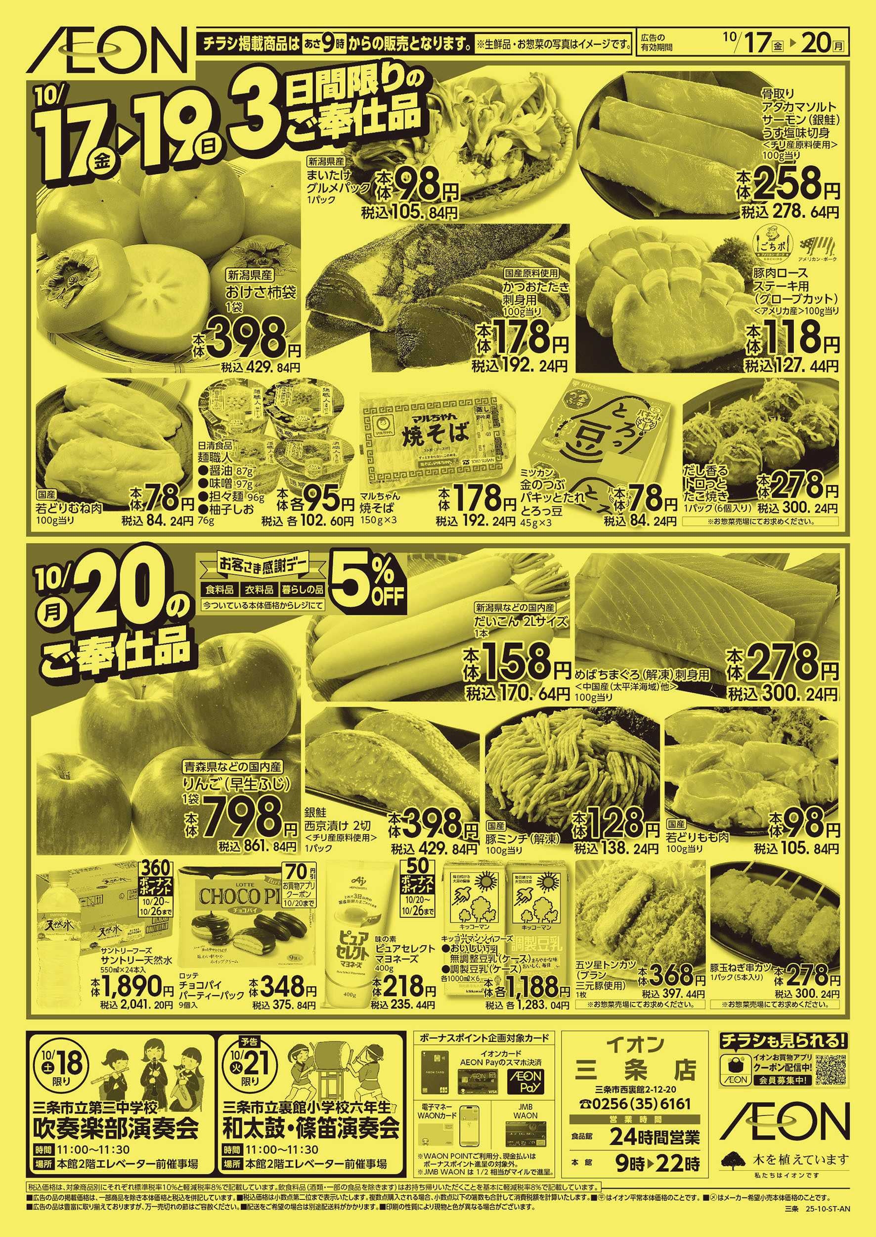 イオン 10/17号　閉店売りつくし第6弾：裏面