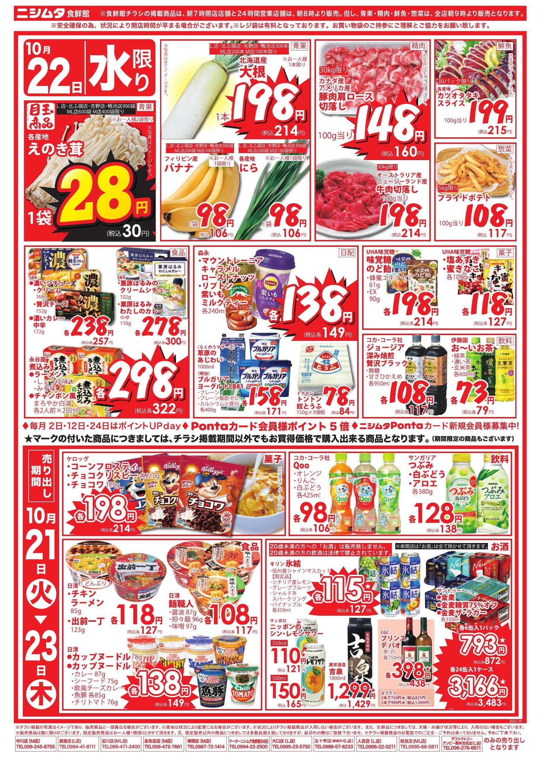 スーパーセンターニシムタ 火曜げんき市