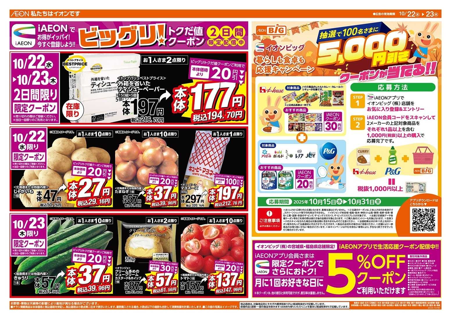 ザ・ビッグ 毎週水曜木曜はお買得均一祭！