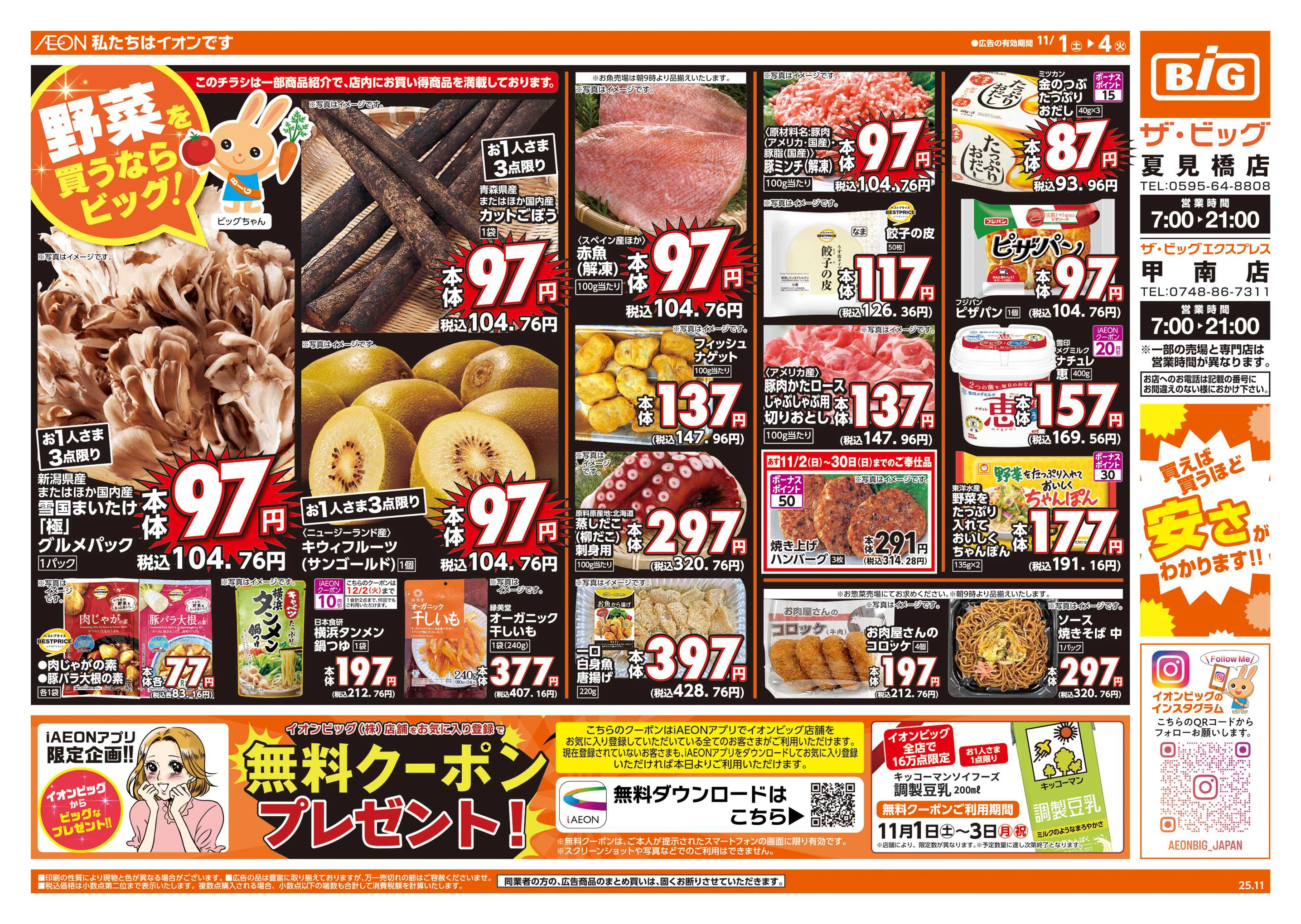 ザ・ビッグエクスプレス 週末チラシ