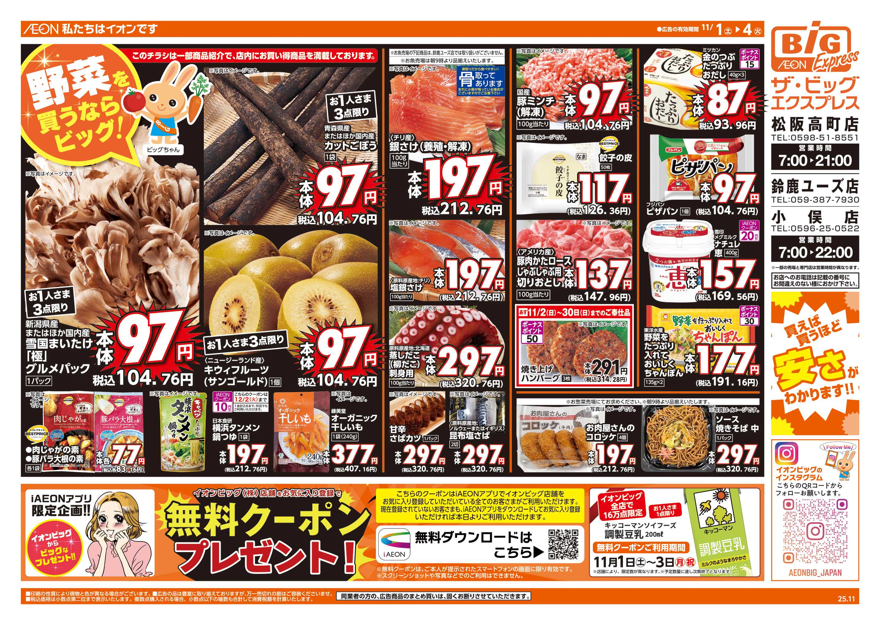 ザ・ビッグエクスプレス 週末チラシ