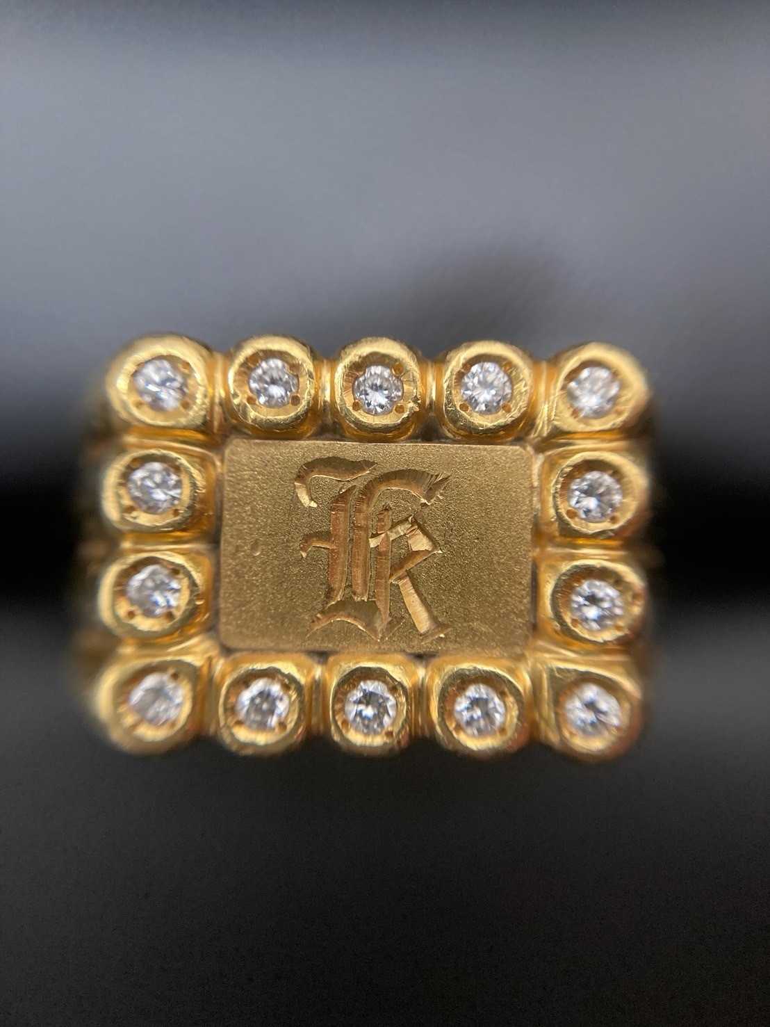 買取大吉 ダイヤモンドゴールドリング