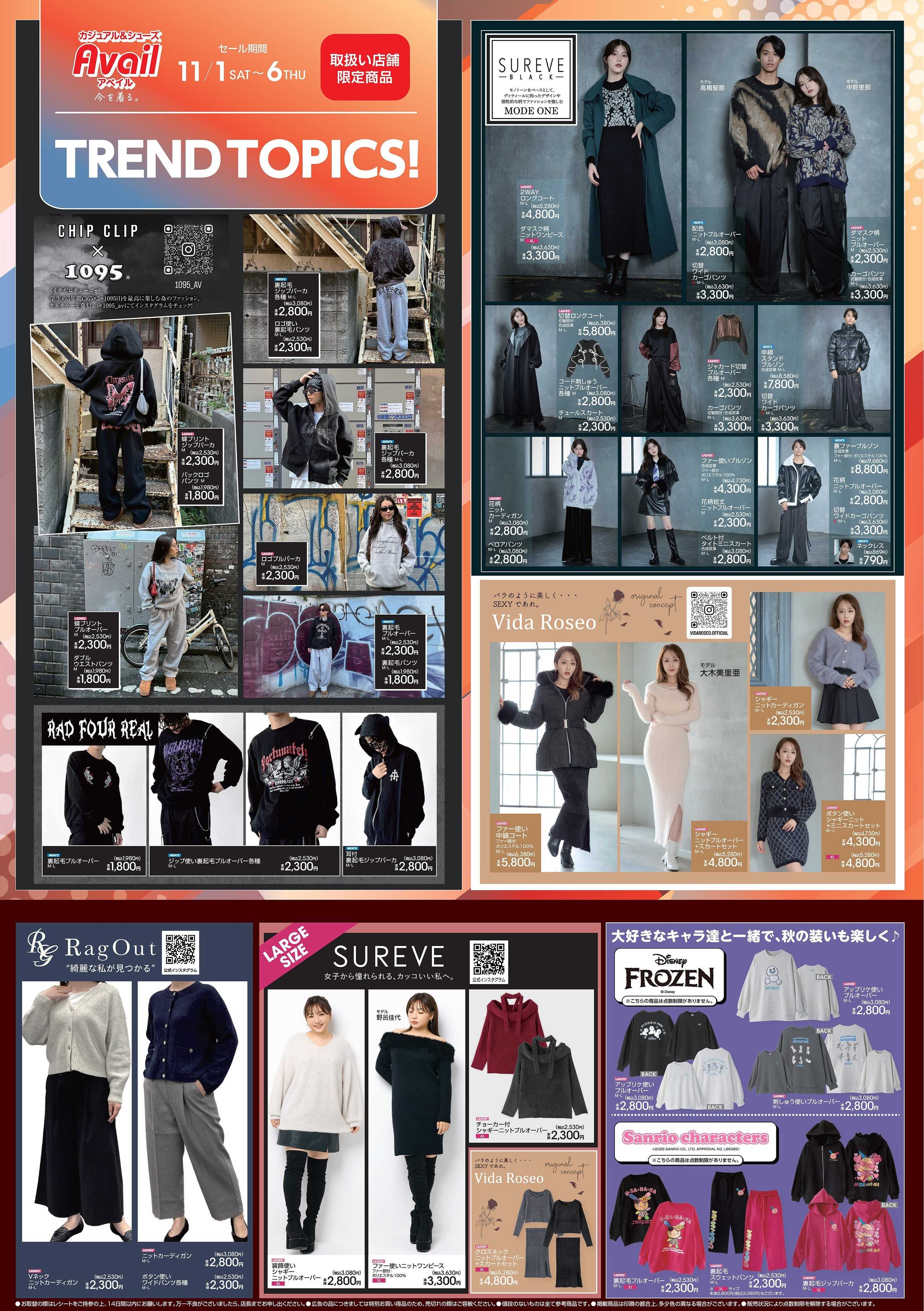アベイル トレンドトピックス！
