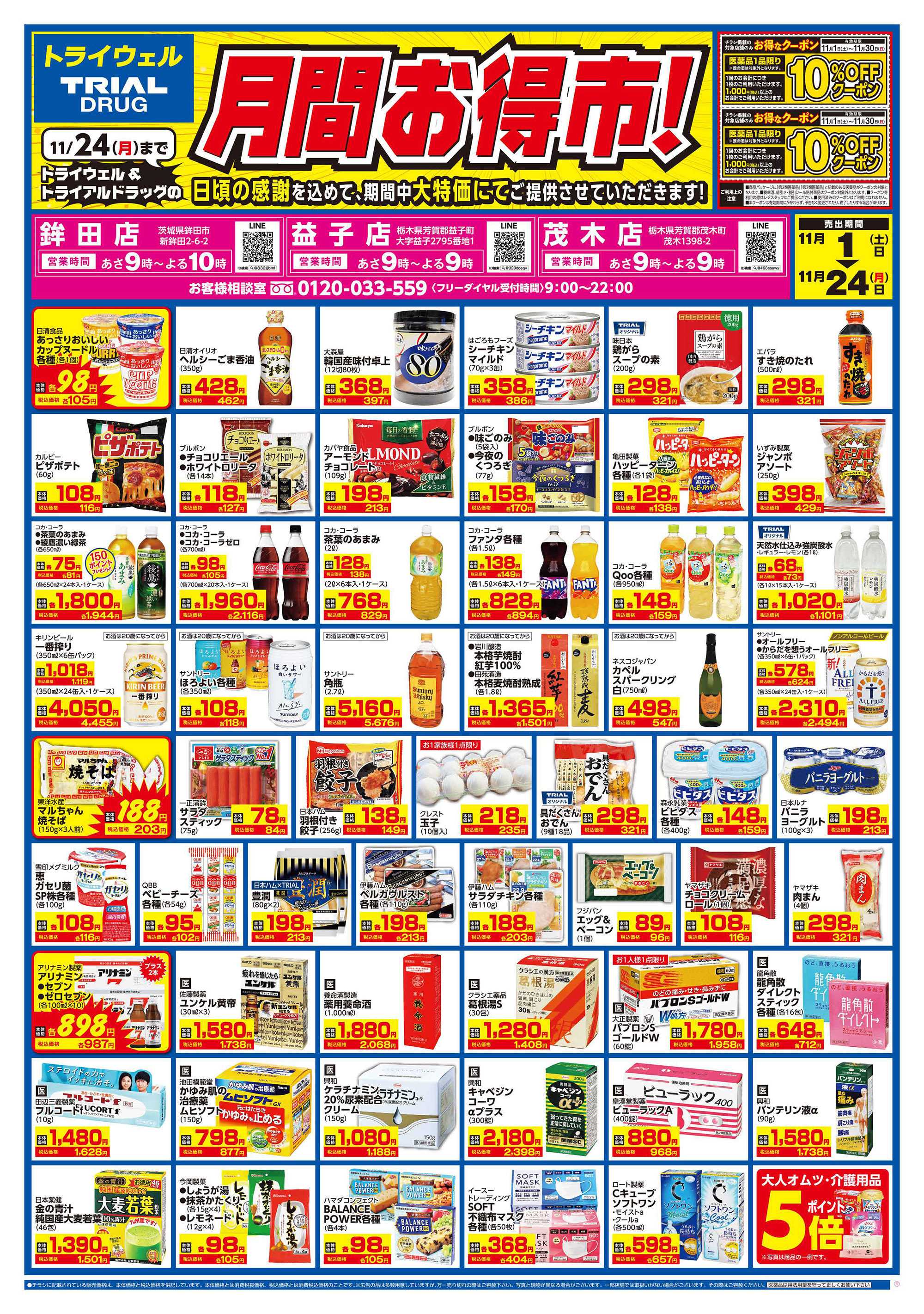 ドラッグストアトライウェル 