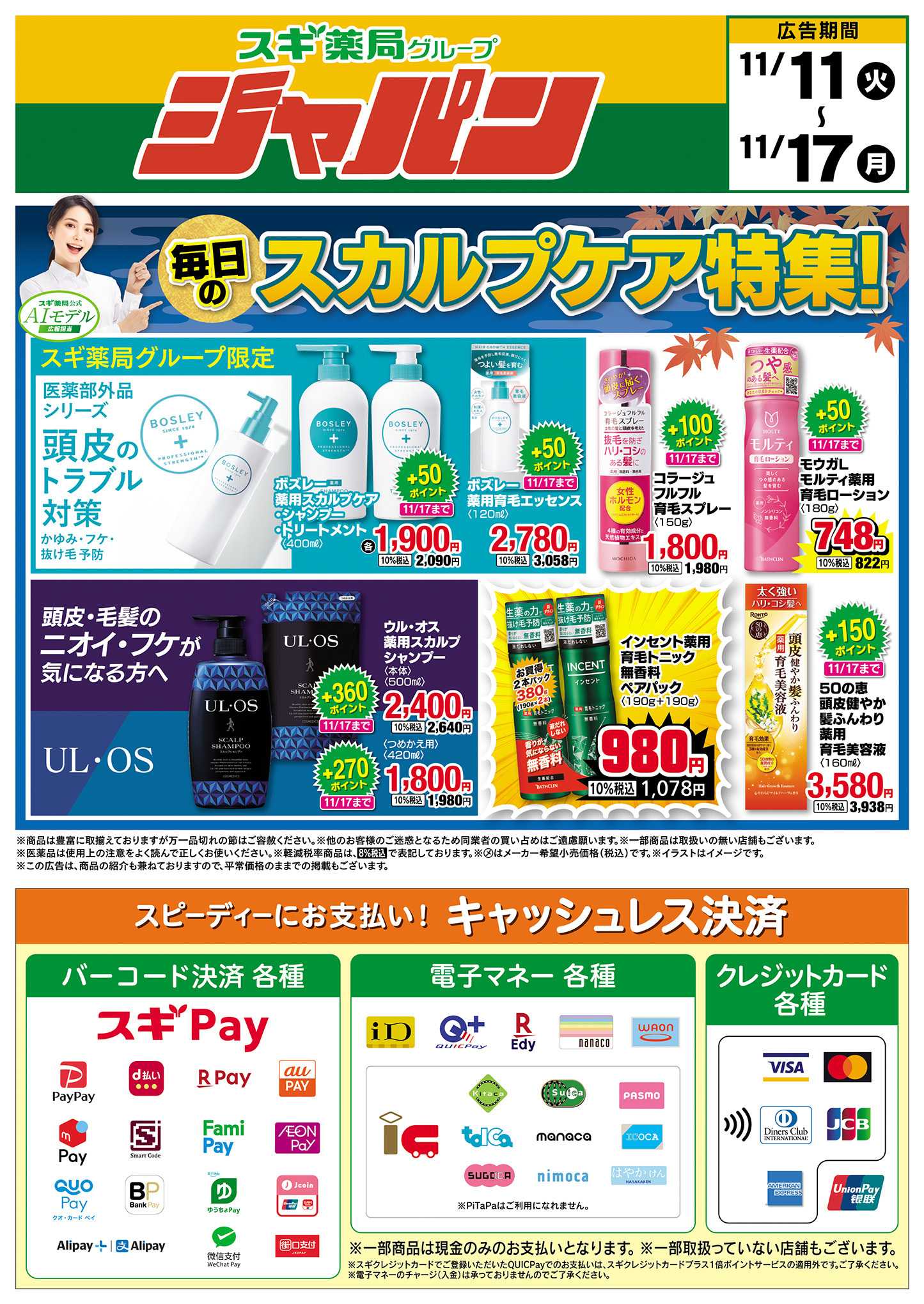 ジャパン チラシのご案内