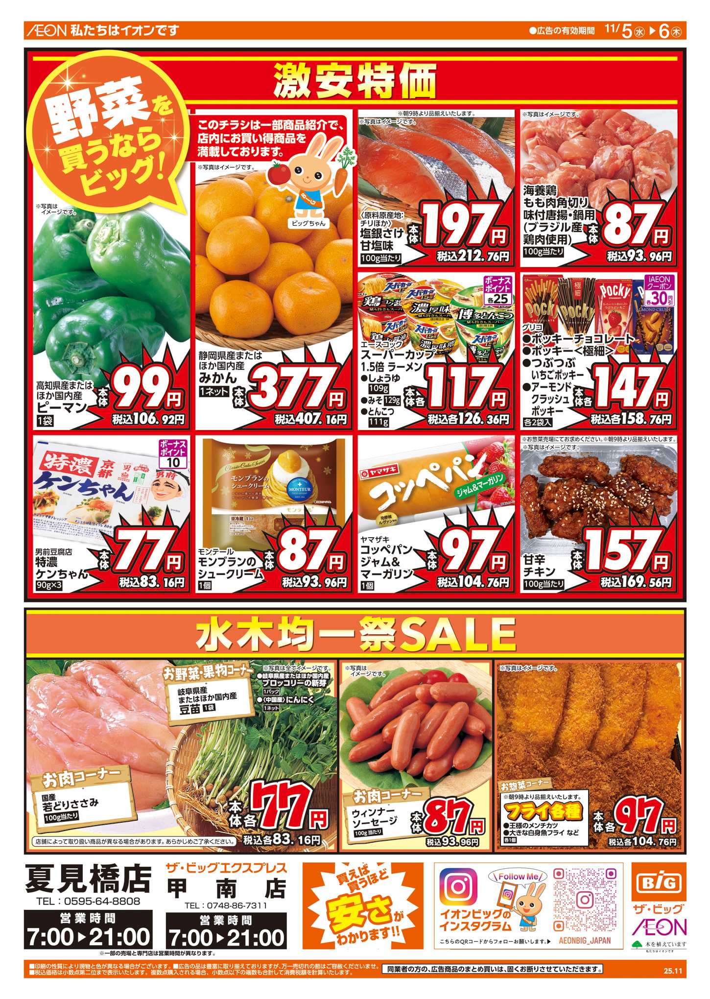 ザ・ビッグエクスプレス 週中チラシ