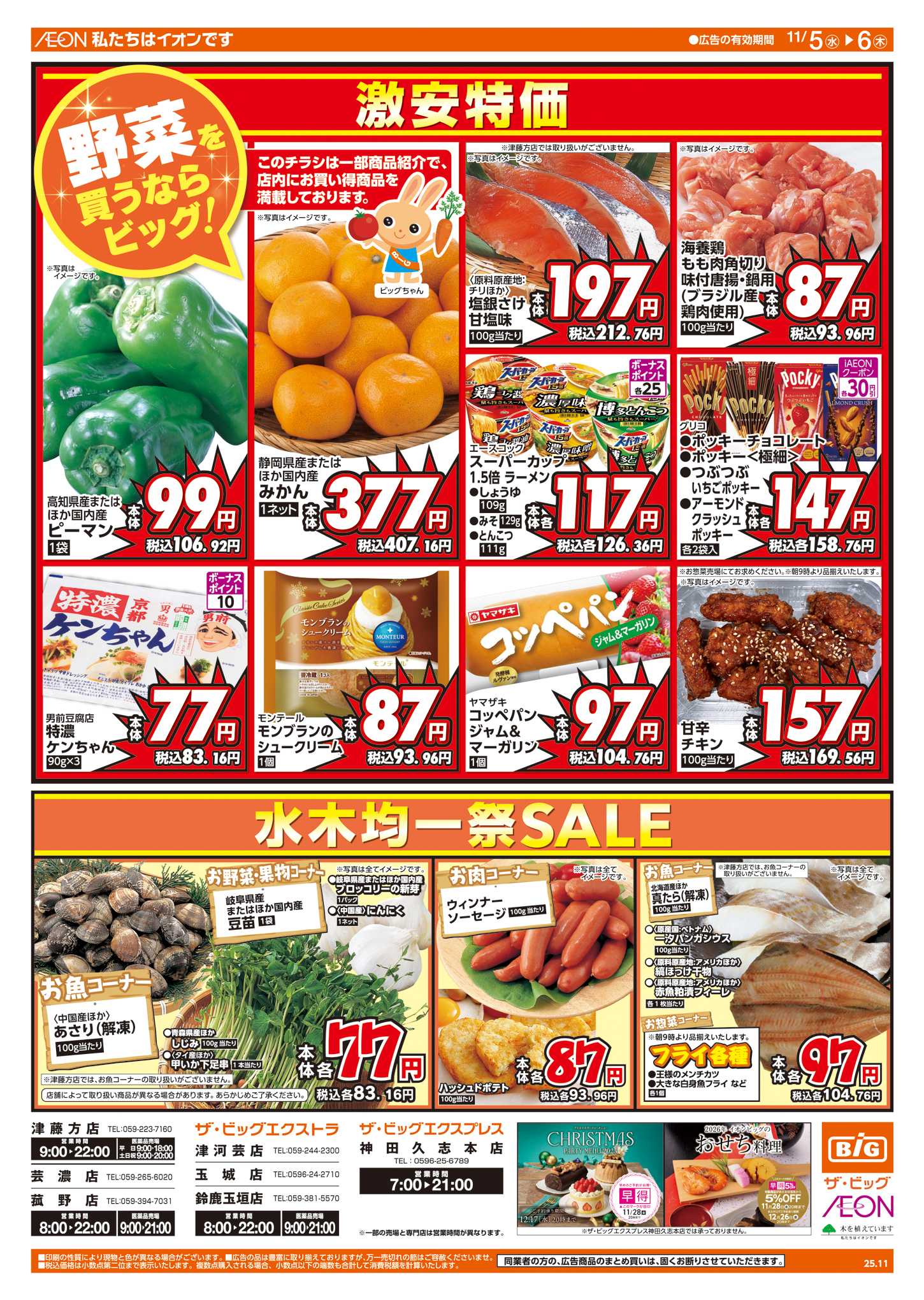 ザ・ビッグ 週中チラシ