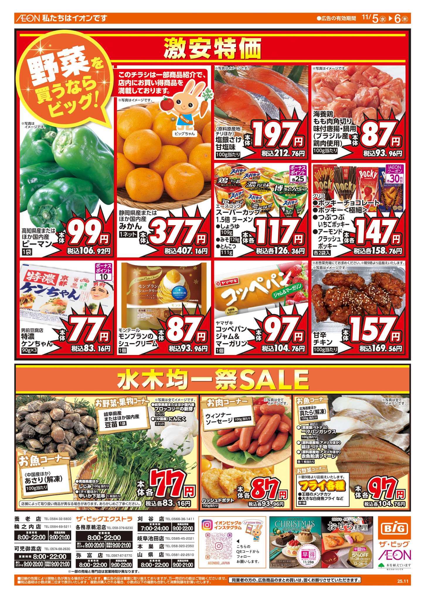 ザ・ビッグエクストラ 週中チラシ