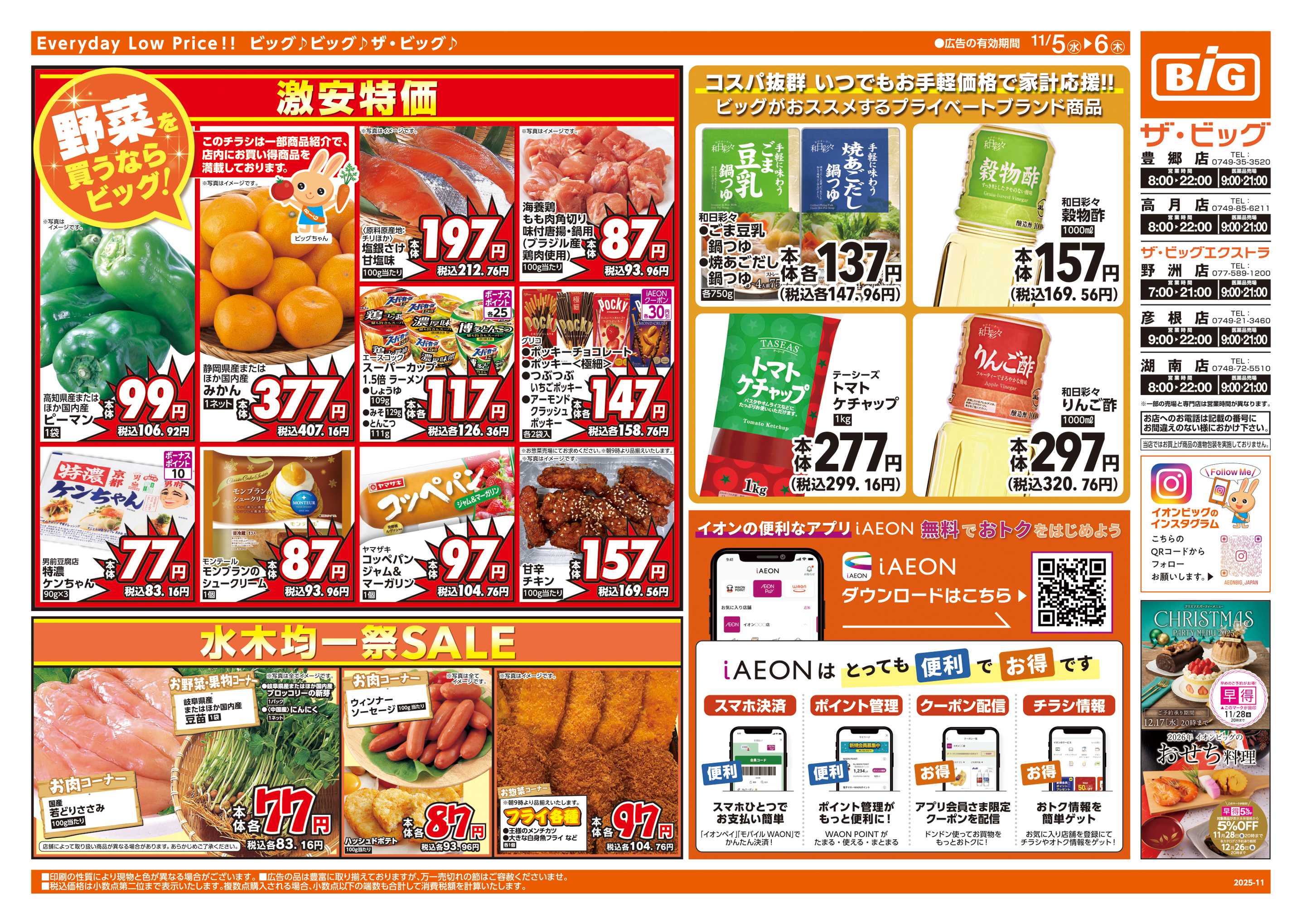 ザ・ビッグ ビックリ!トクだ値クーポン