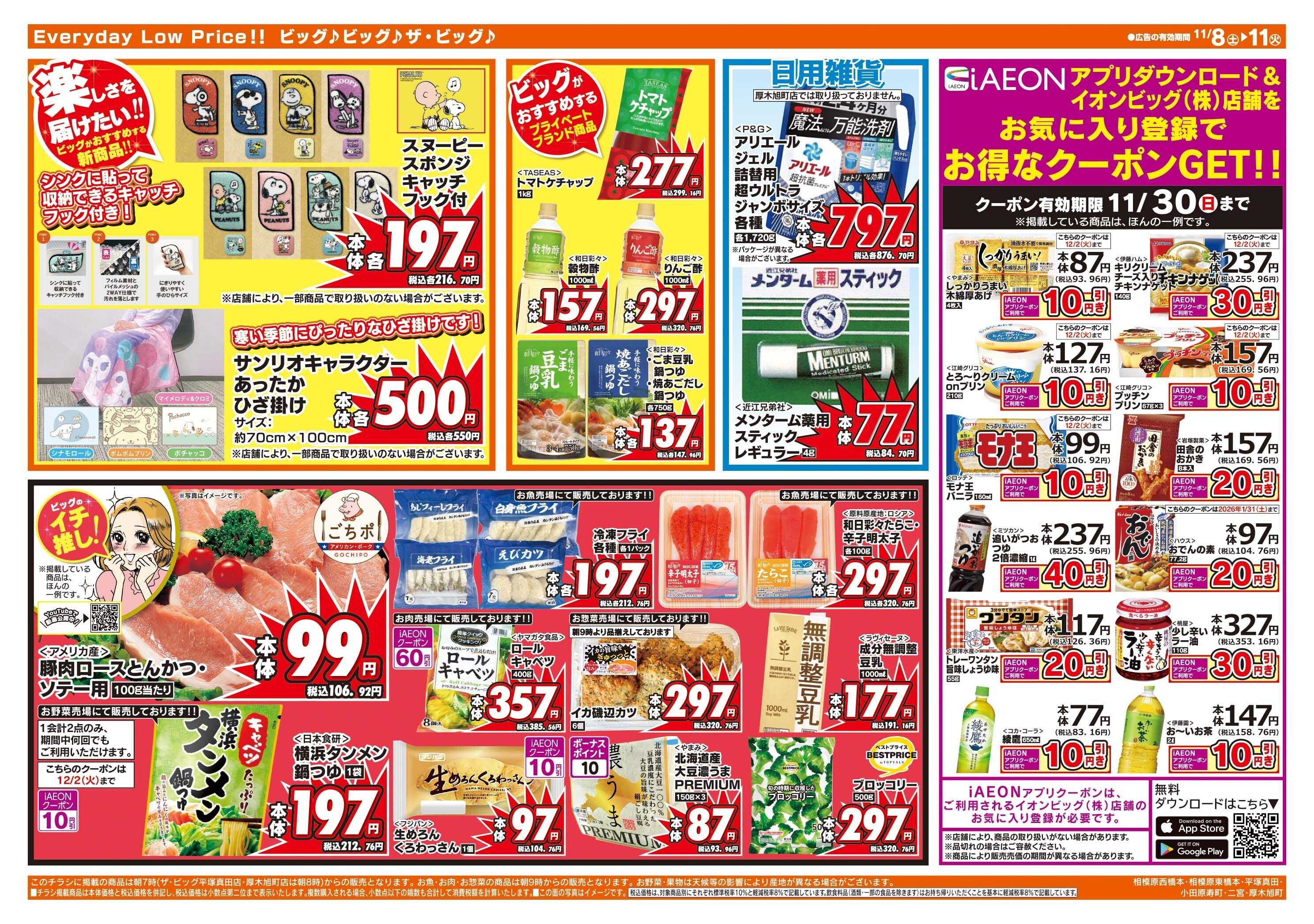 ザ・ビッグ 11/9（日）はザ・ビッグデー！