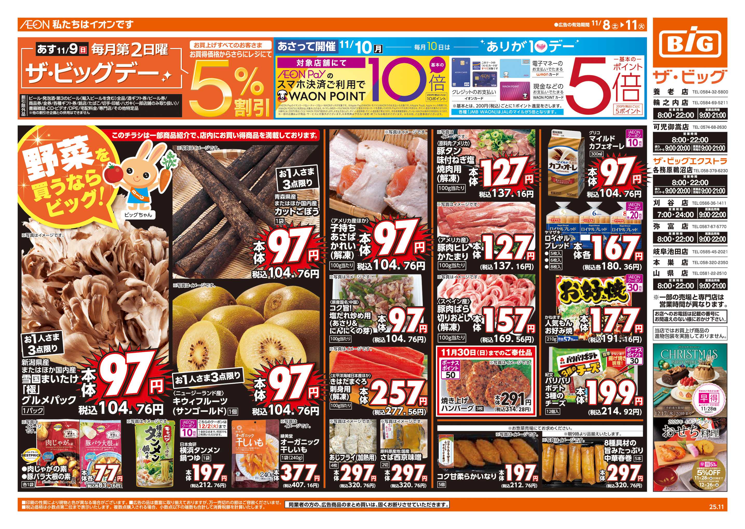 ザ・ビッグ あす11/9(日)はザ・ビッグデー