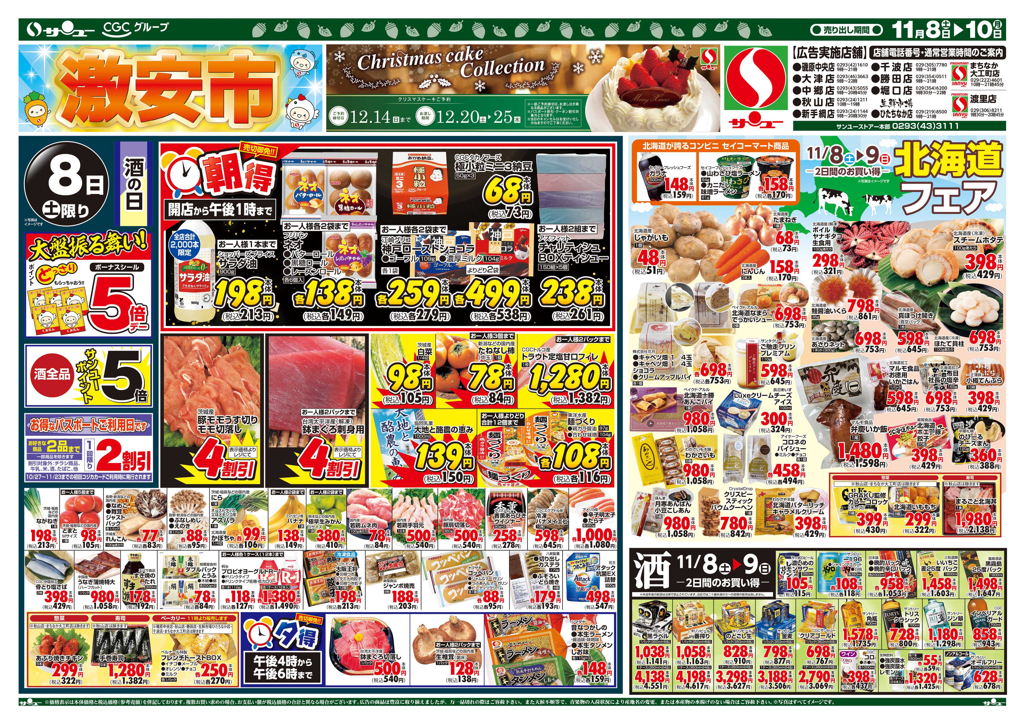 サンユーストアー 激安市