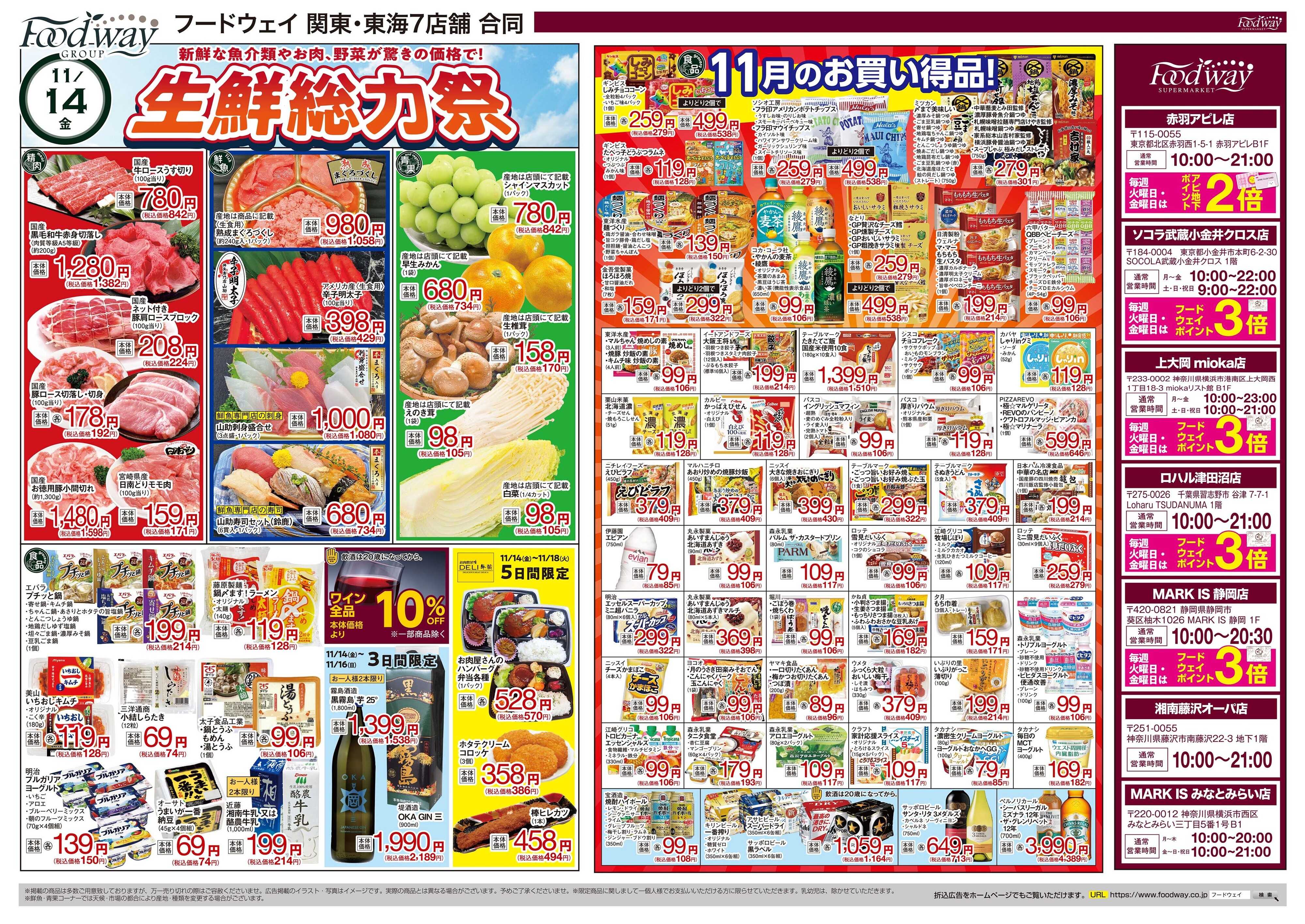 foodway 生鮮総力祭