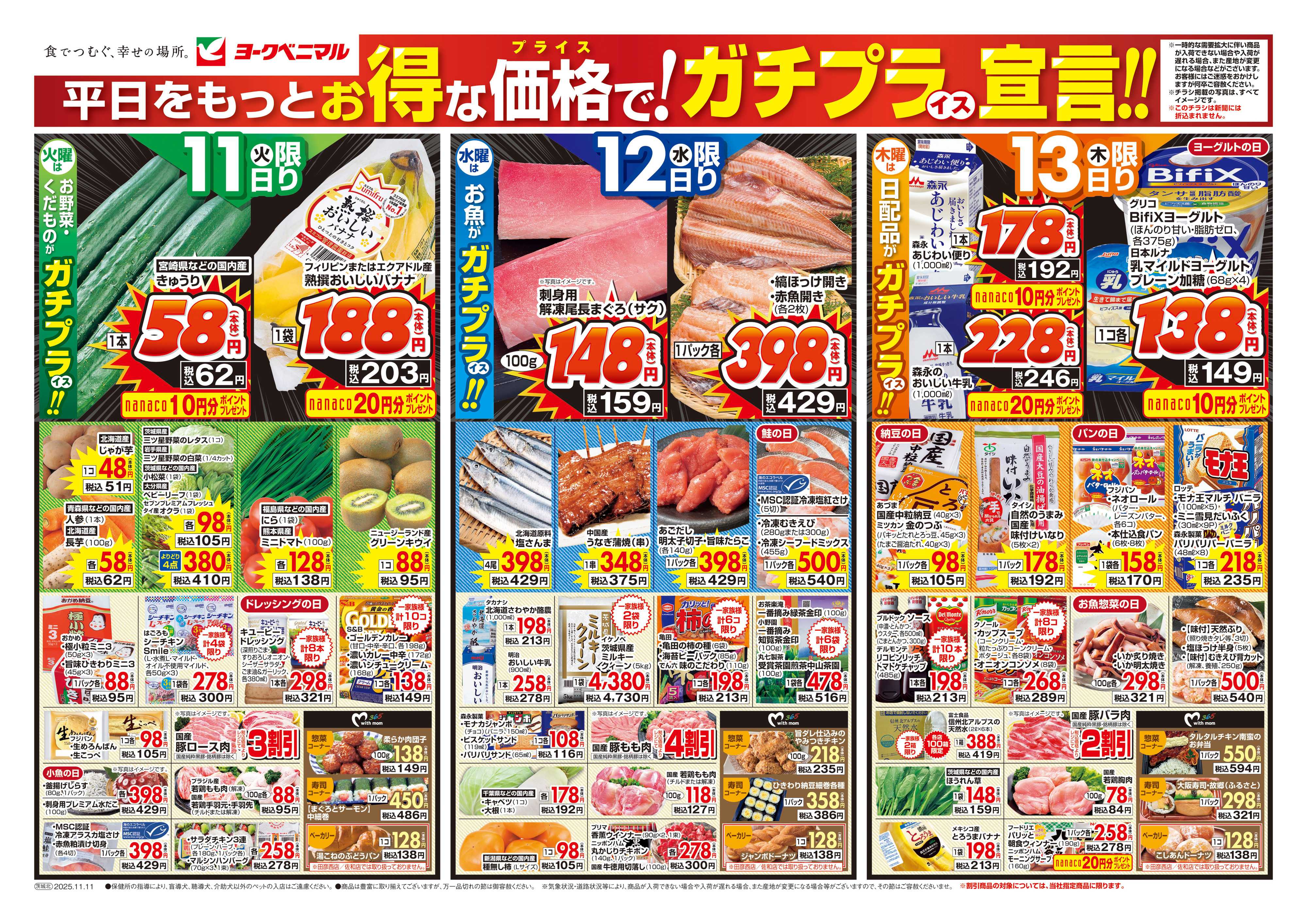 ヨークベニマル 11/11号チラシ