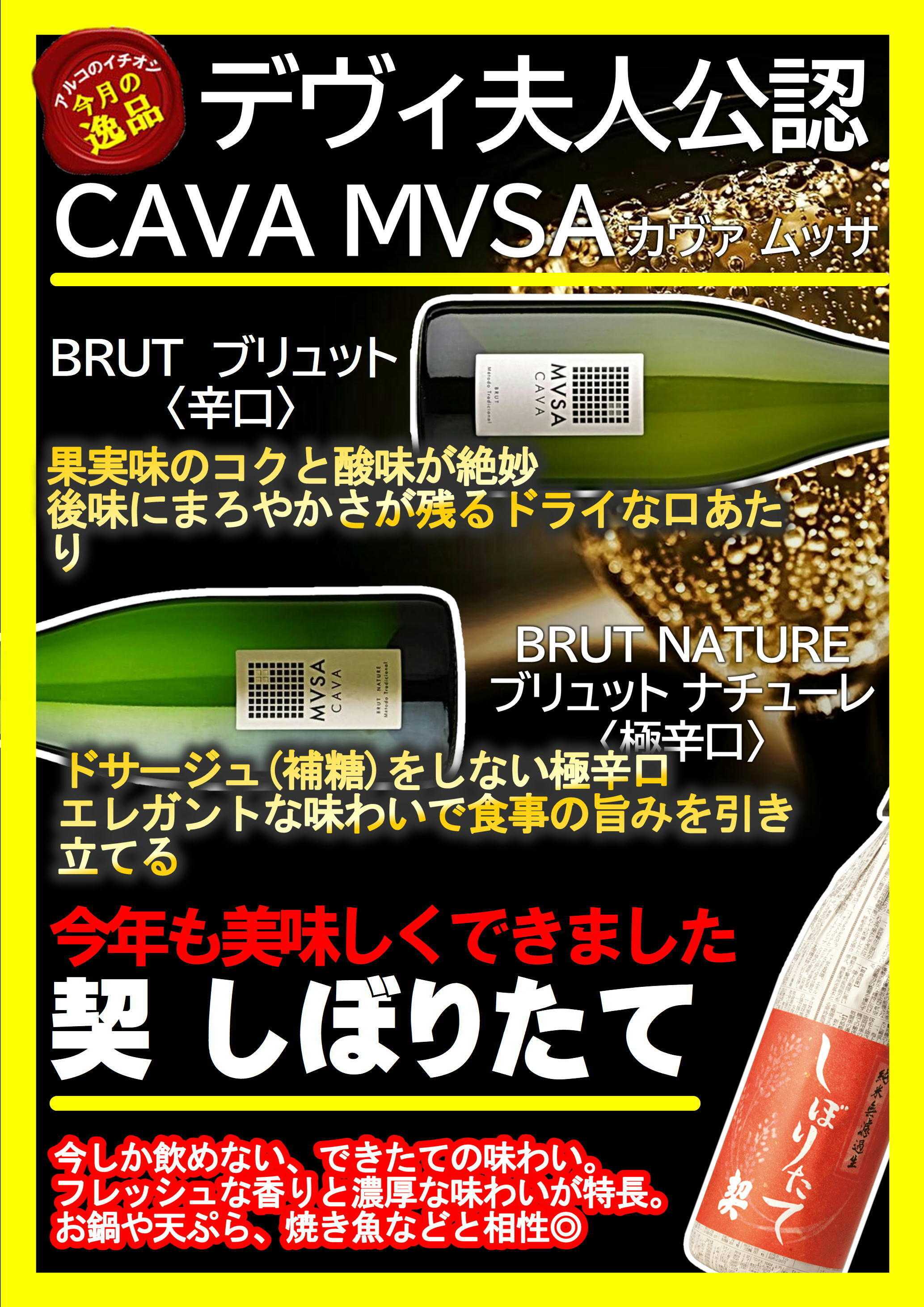 酒アルコ 今月のおすすめスパークリングワイン