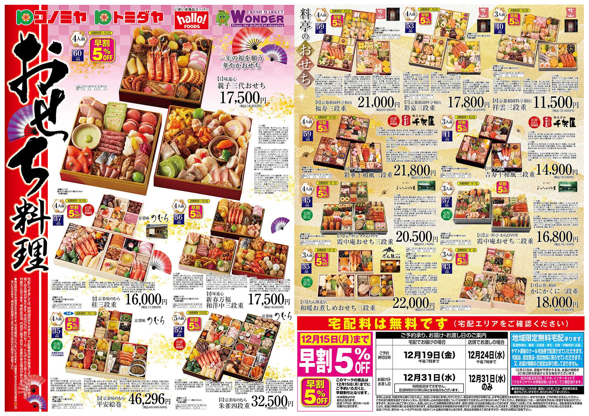 コノミヤ 2025おせち予約パンフレット