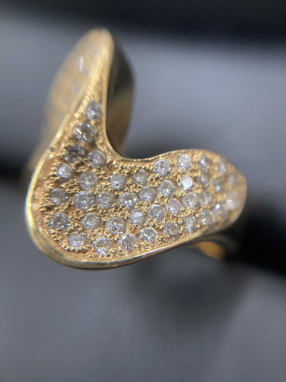 買取大吉 ダイヤモンド付きゴールドリング