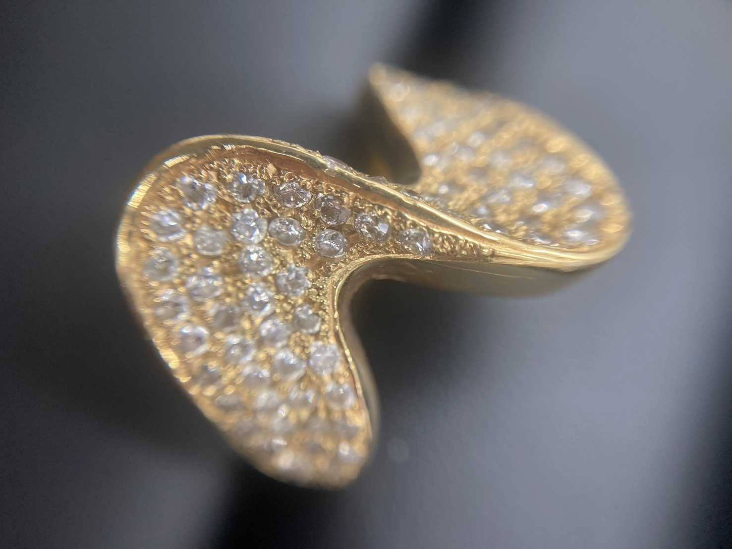 買取大吉 ダイヤモンド付きゴールドリング