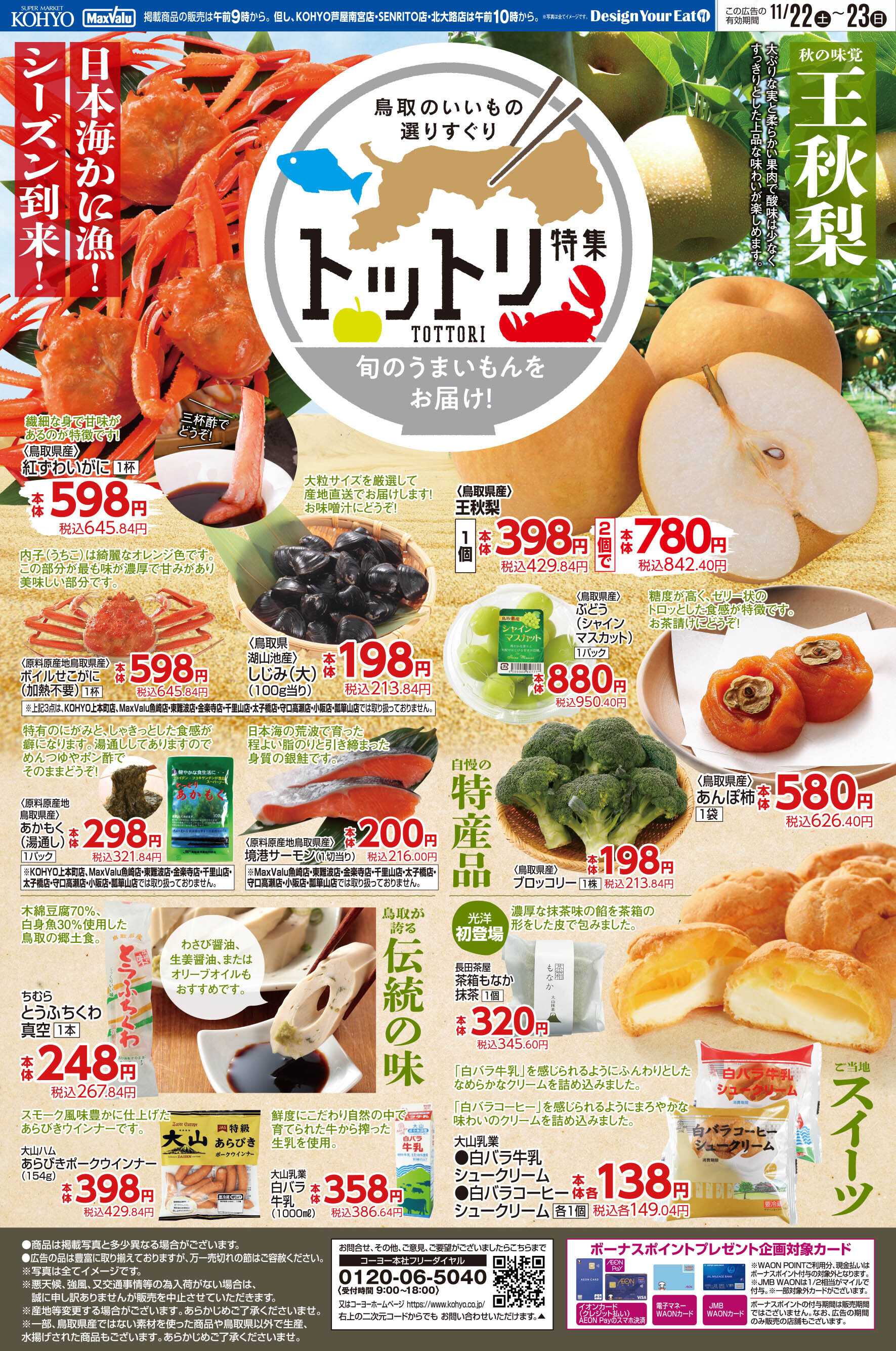 KOHYO 11/23号 鳥取特集