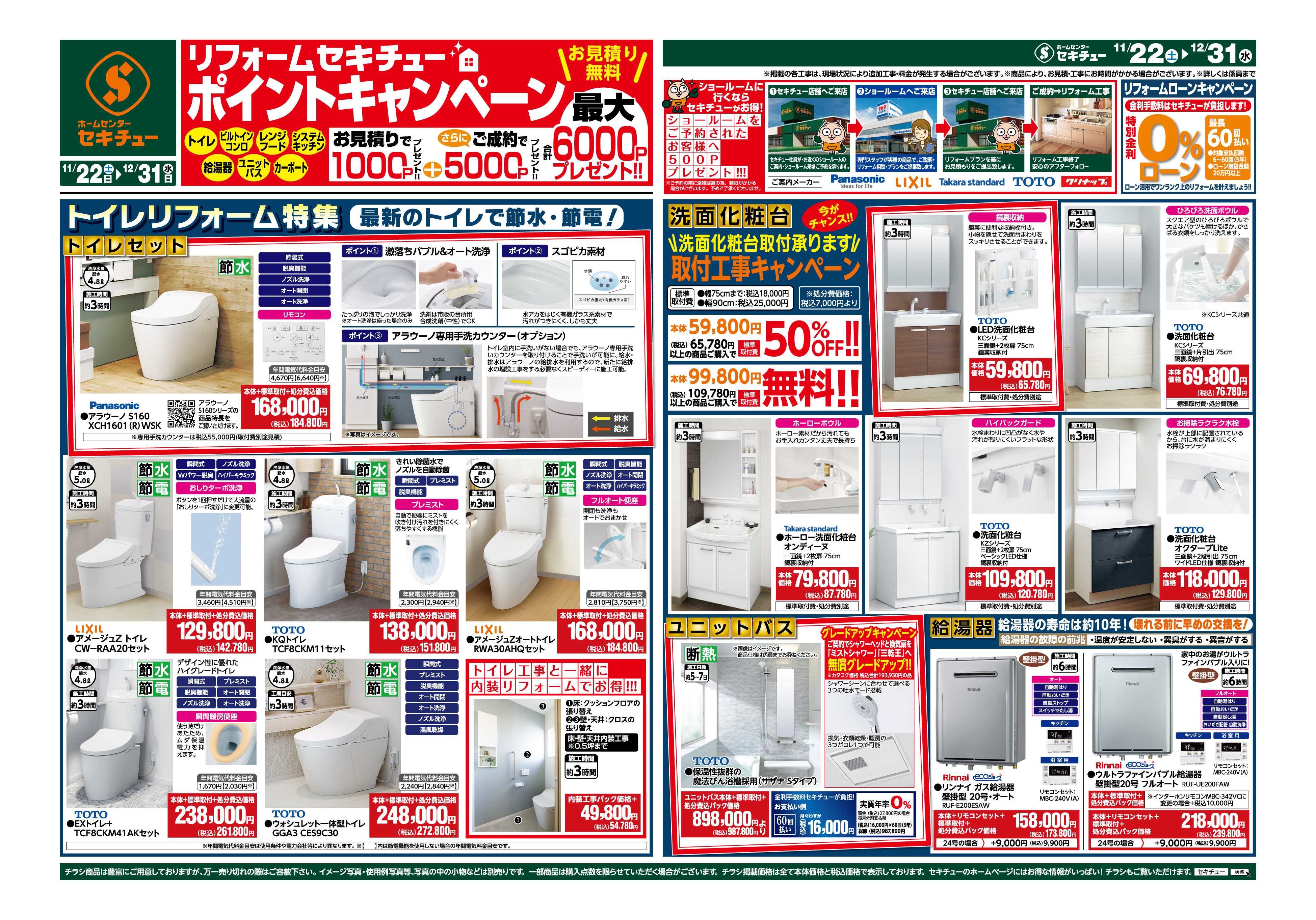 セキチュー ポイントキャンペーン