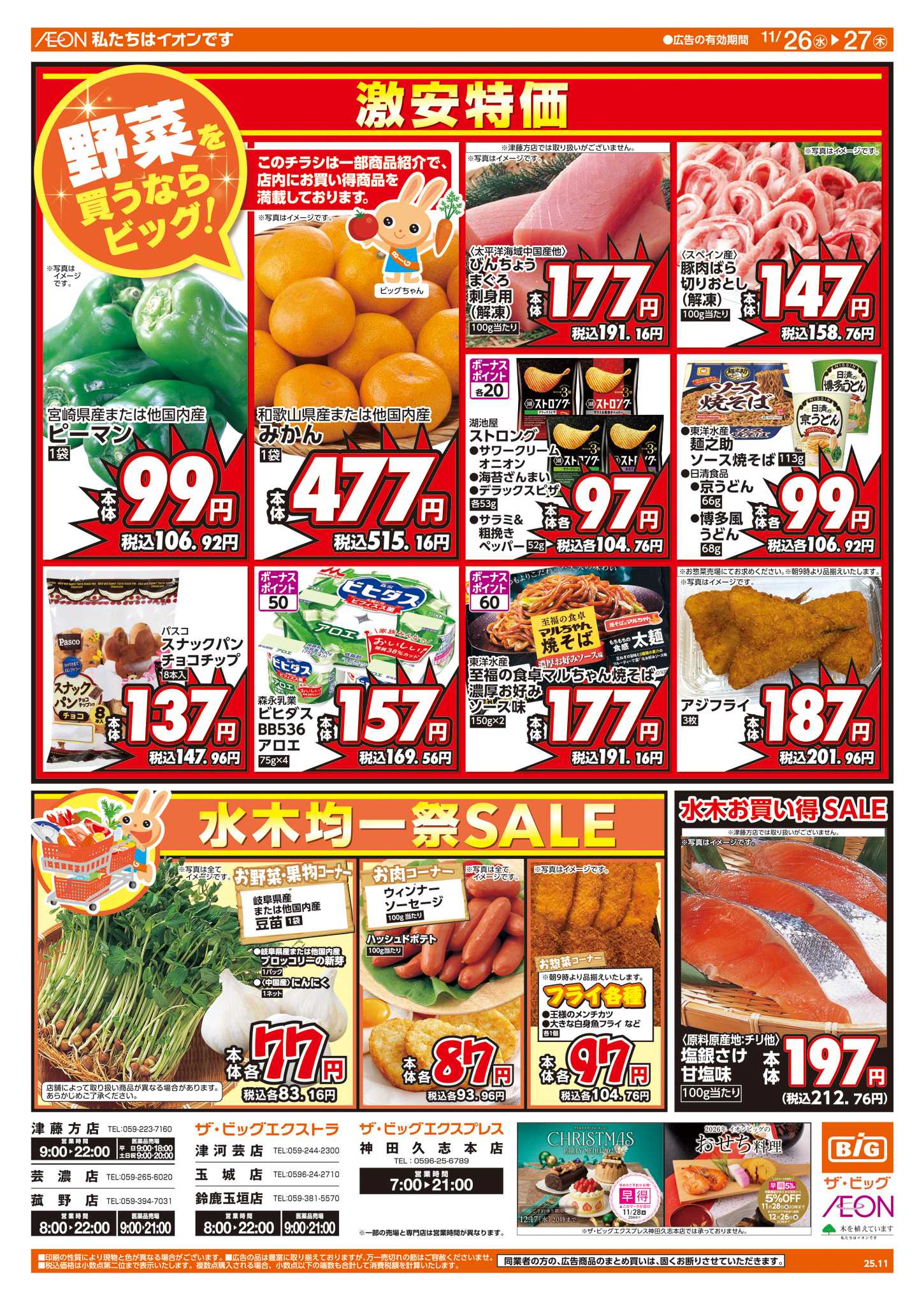 ザ・ビッグ 週中チラシ