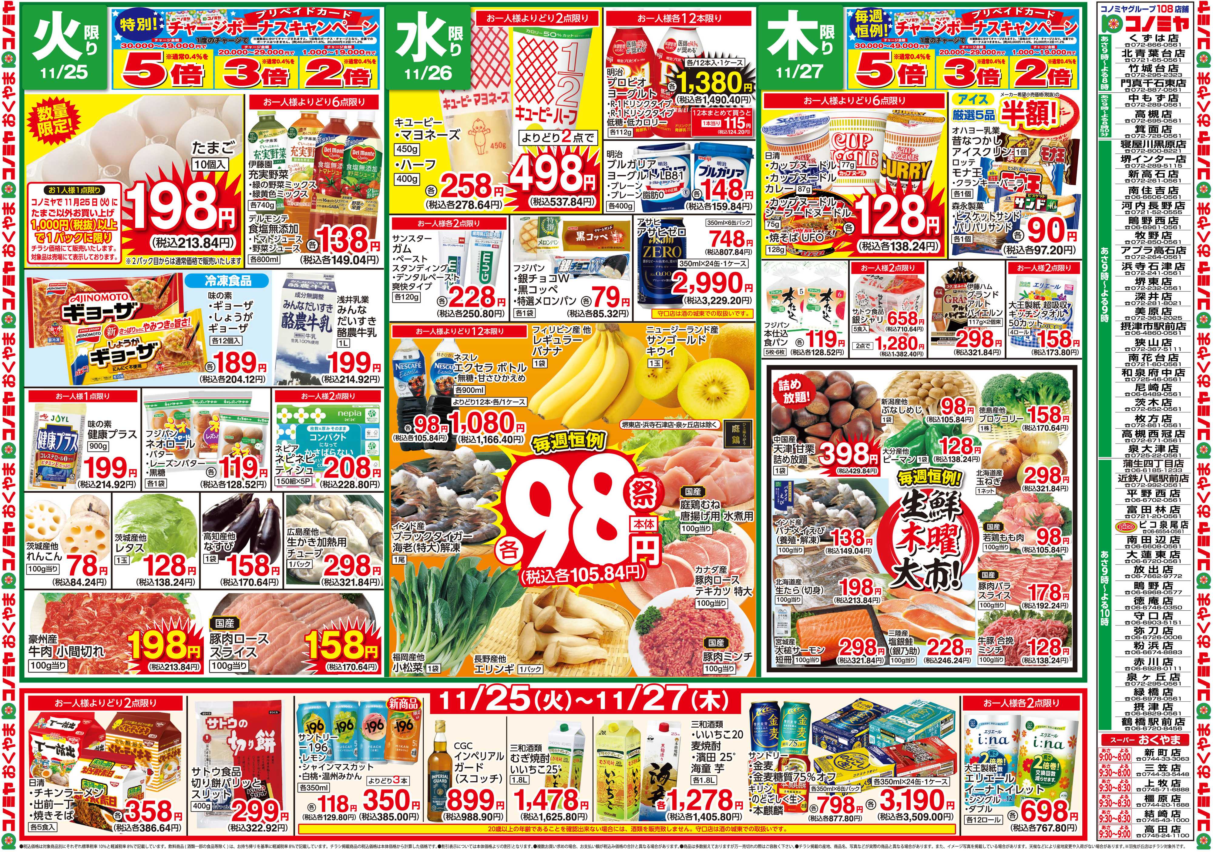 コノミヤ 11月25日号_チラシ