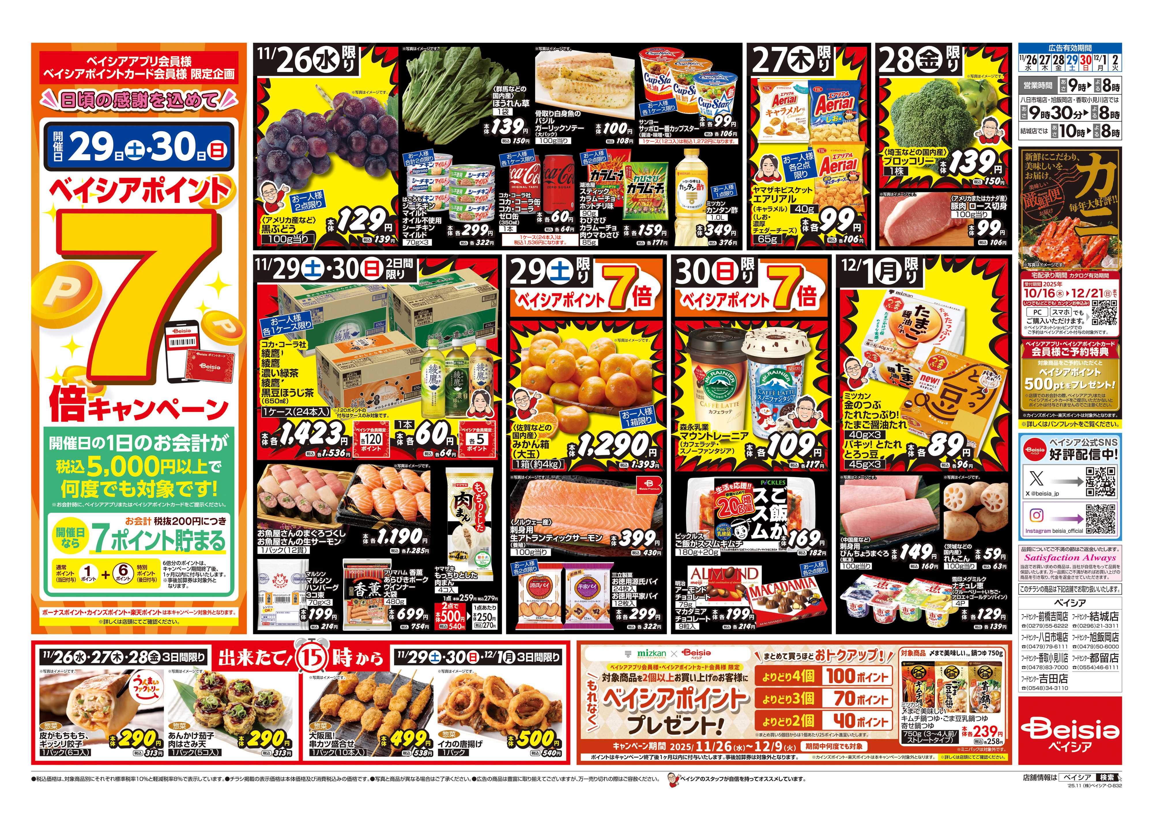 ベイシアフードセンター BLACK FRIDAY