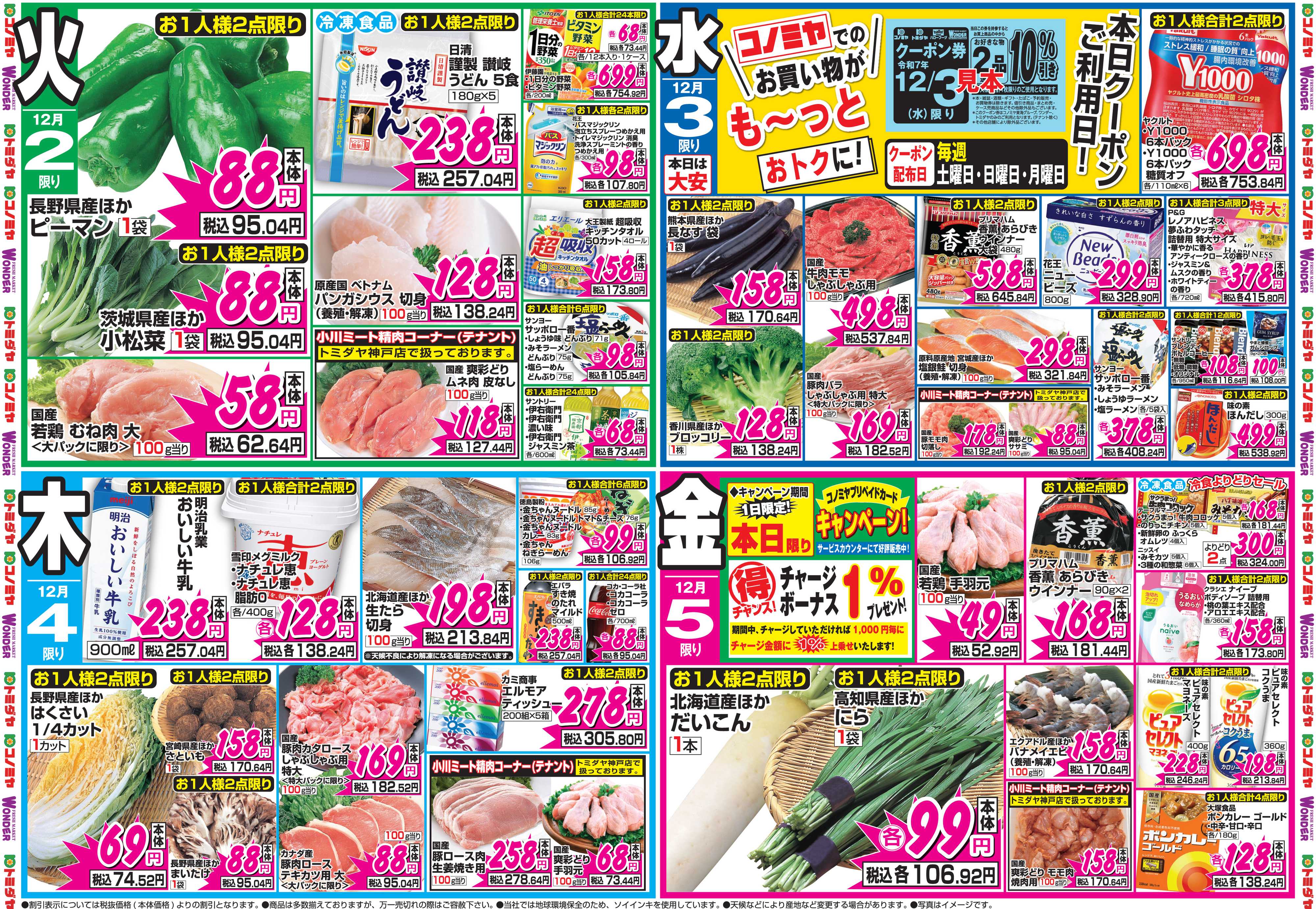 コノミヤ 12月1日号チラシ