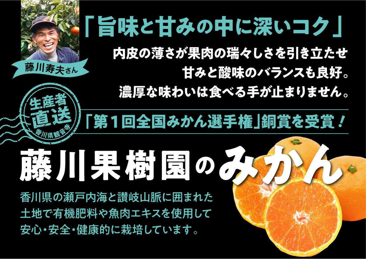 北海市場 【12月のこだわり商品】藤川果樹園のみかん▼▼お知らせをチェック▼▼