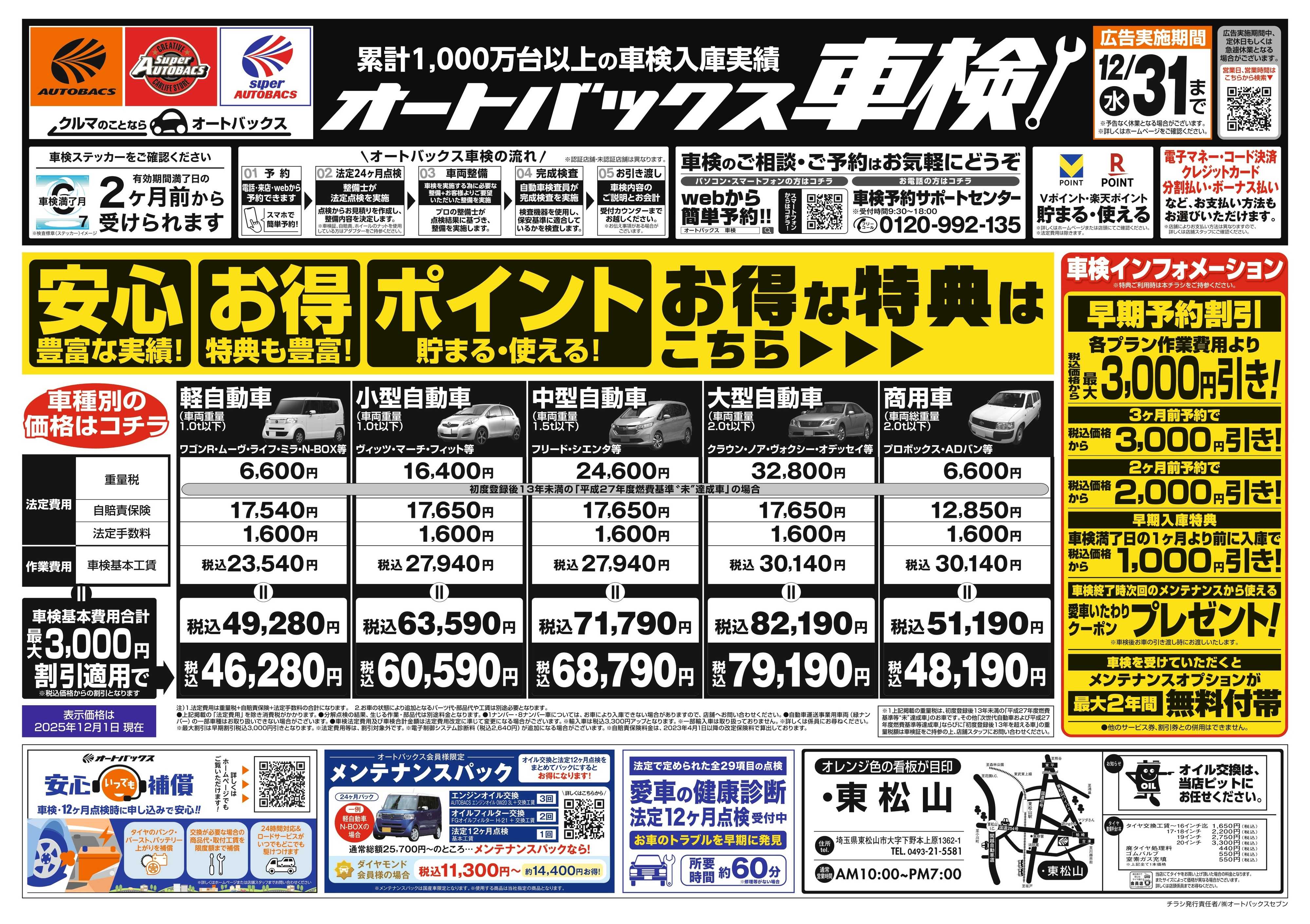 オートバックス 車検も安心！オートバックス車検