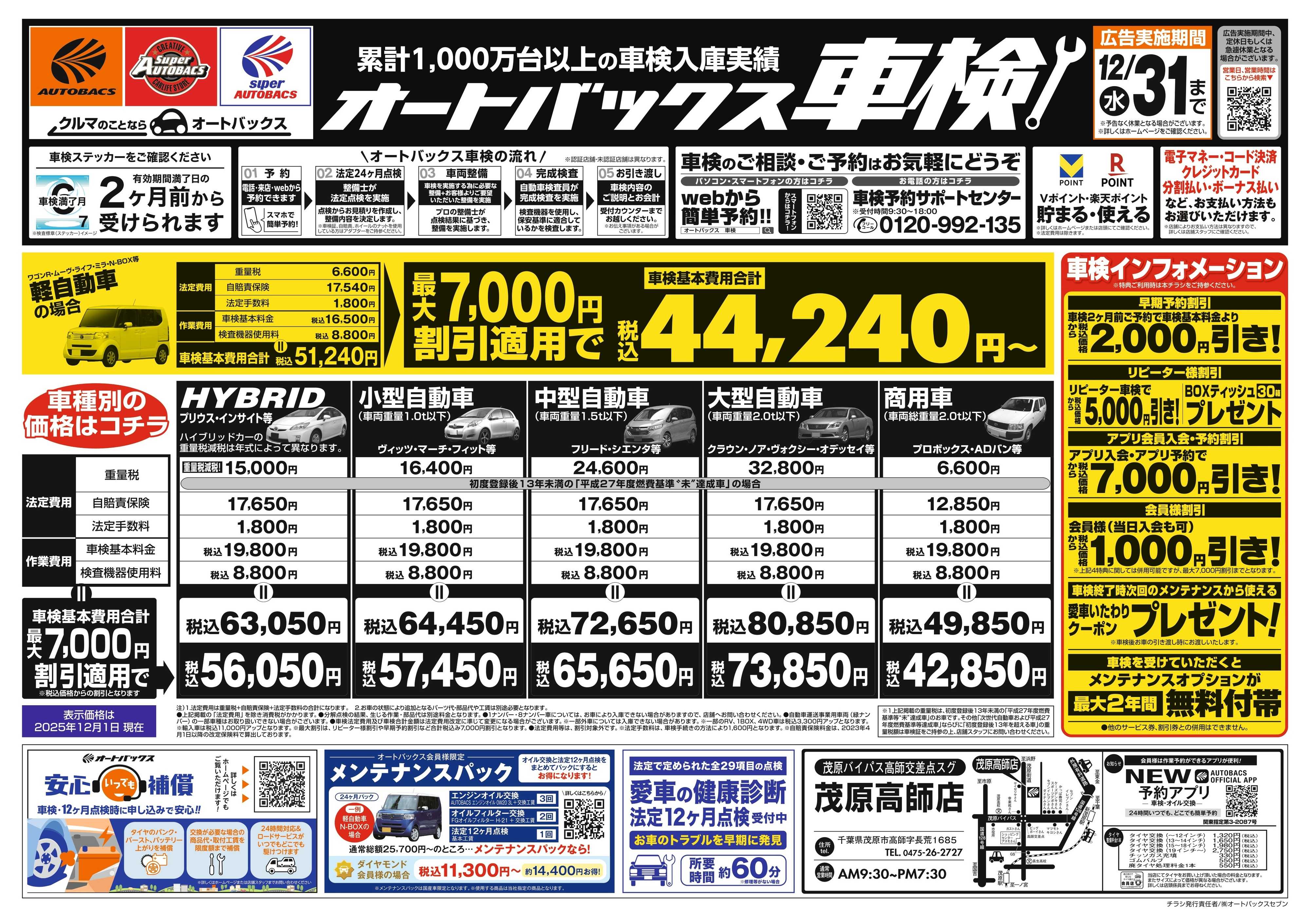 オートバックス 車検も安心！オートバックス車検