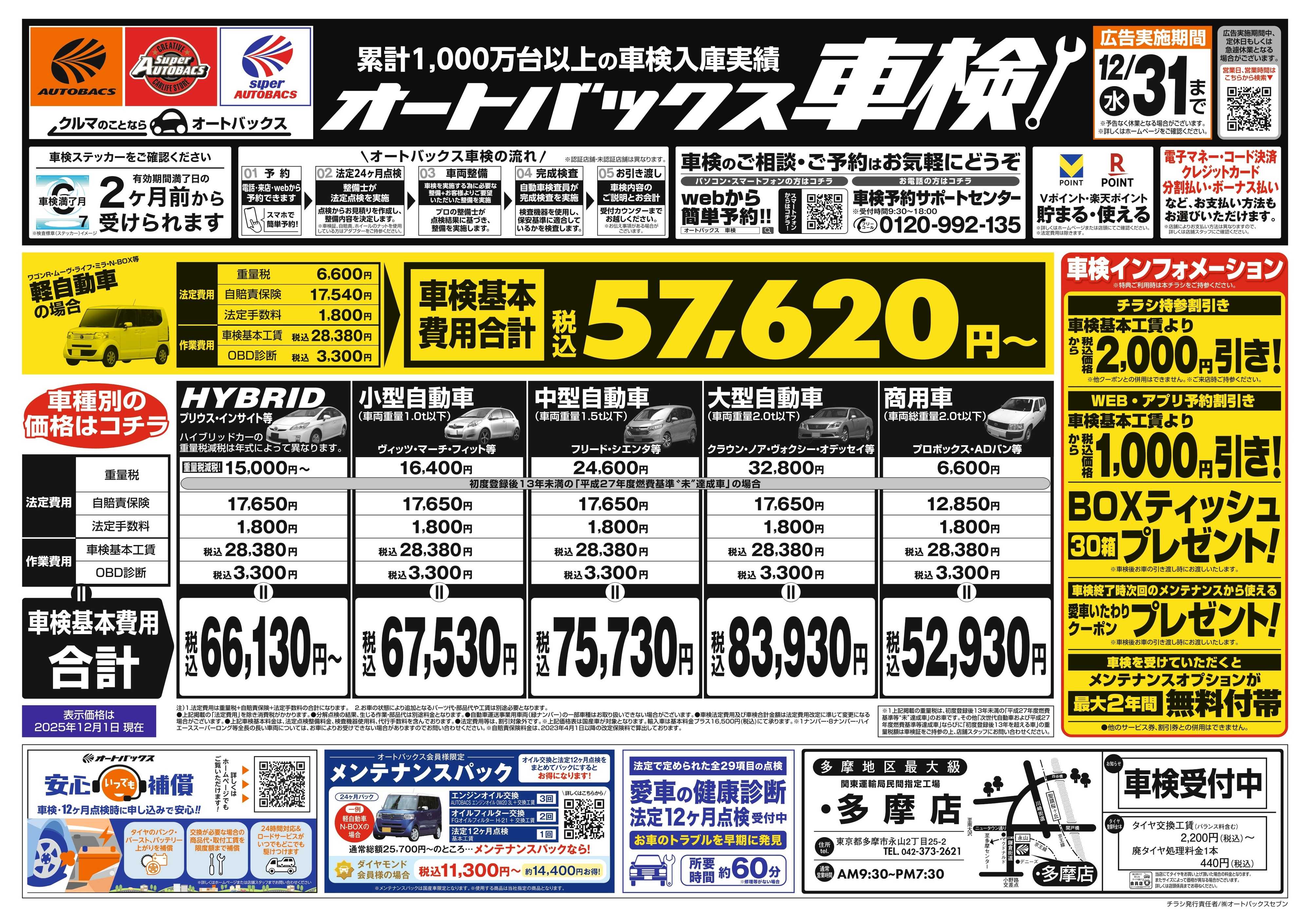 オートバックス 車検も安心！オートバックス車検